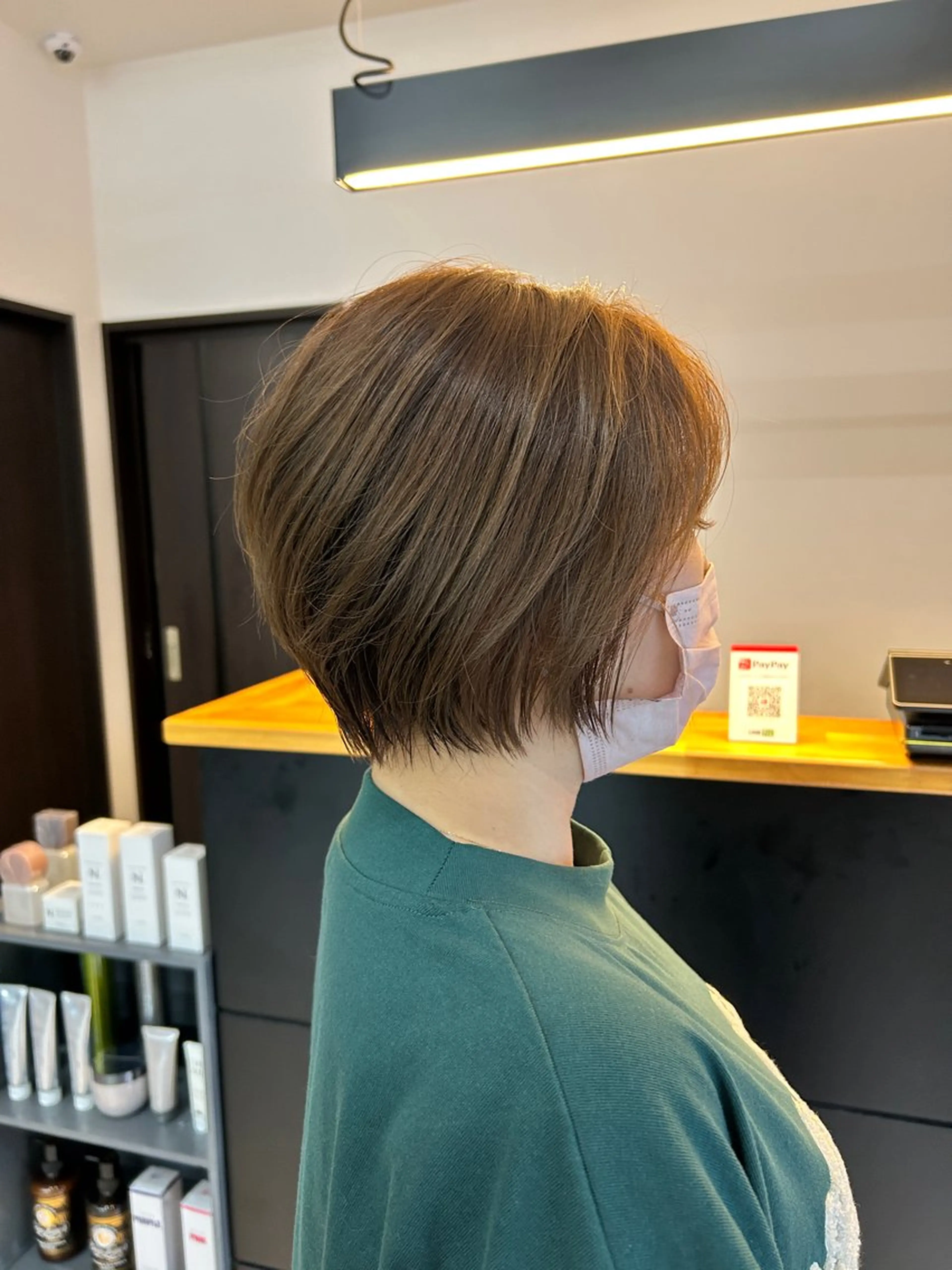 ショート かの／GiseL／ ハイトーン／ブリーチのヘアスタイル