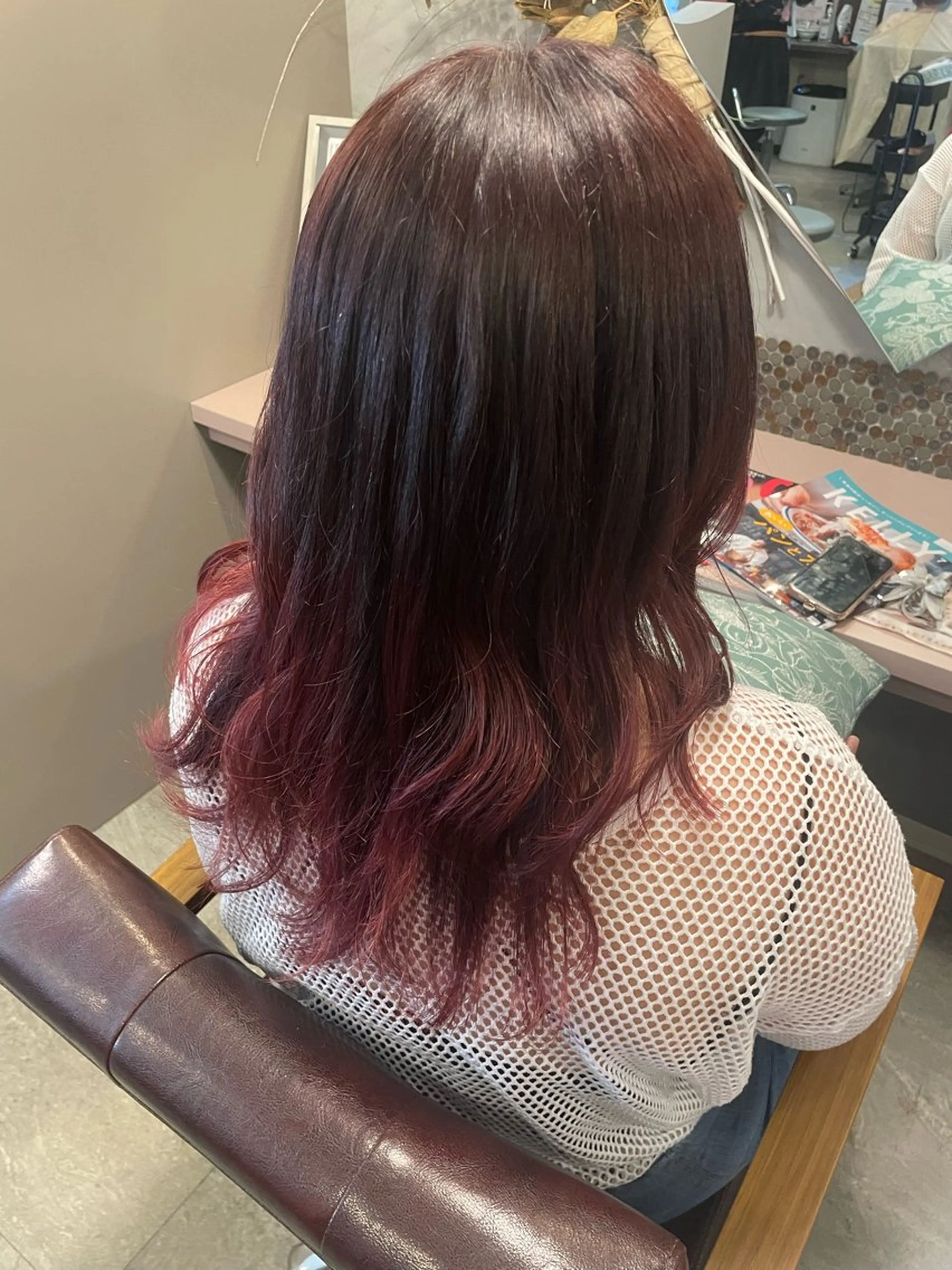 ロング hair make echo滿木あい花のヘアスタイル
