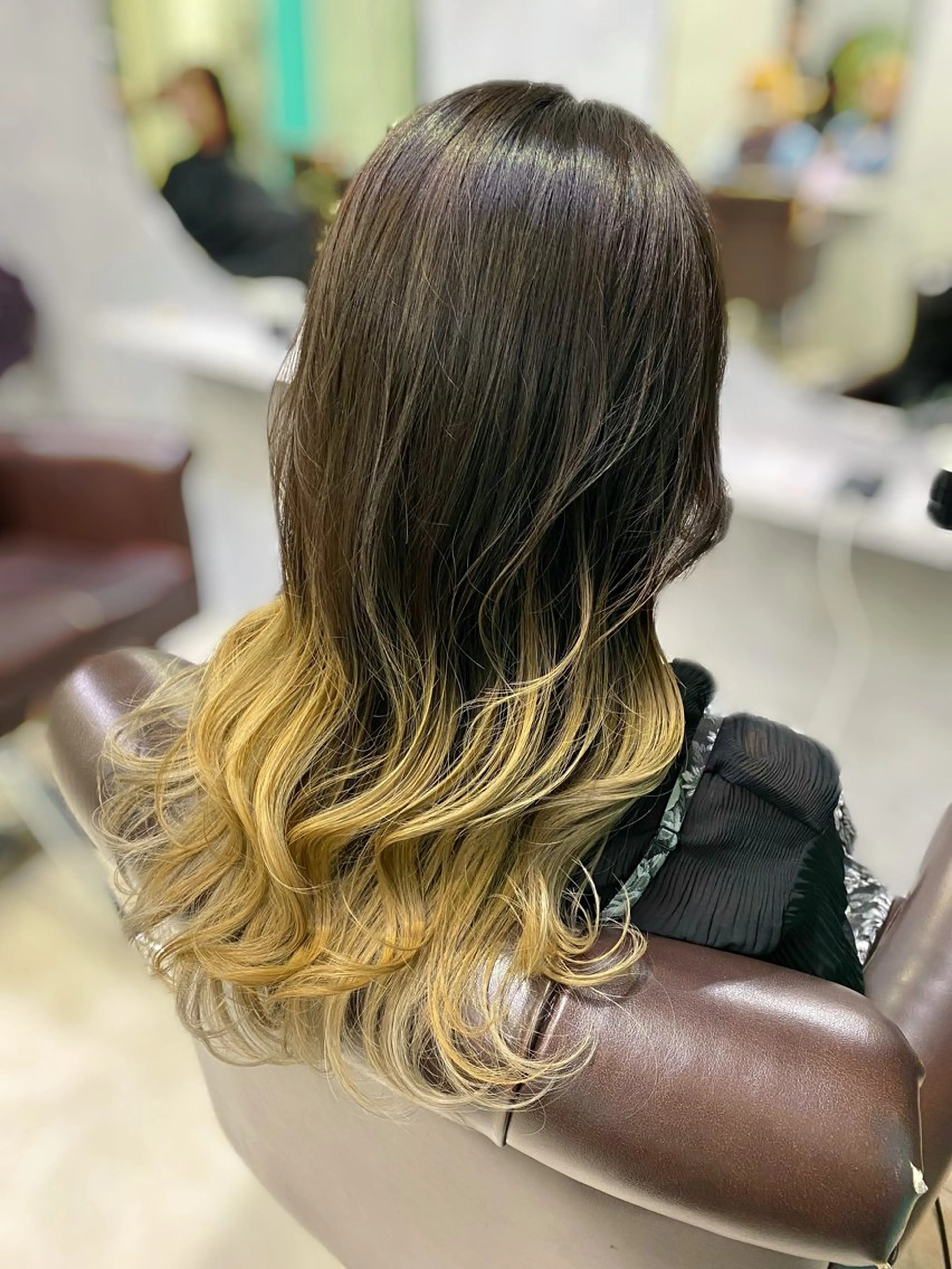 ロング カラー レイヤーカット ショート/宮本洋介のヘアスタイル