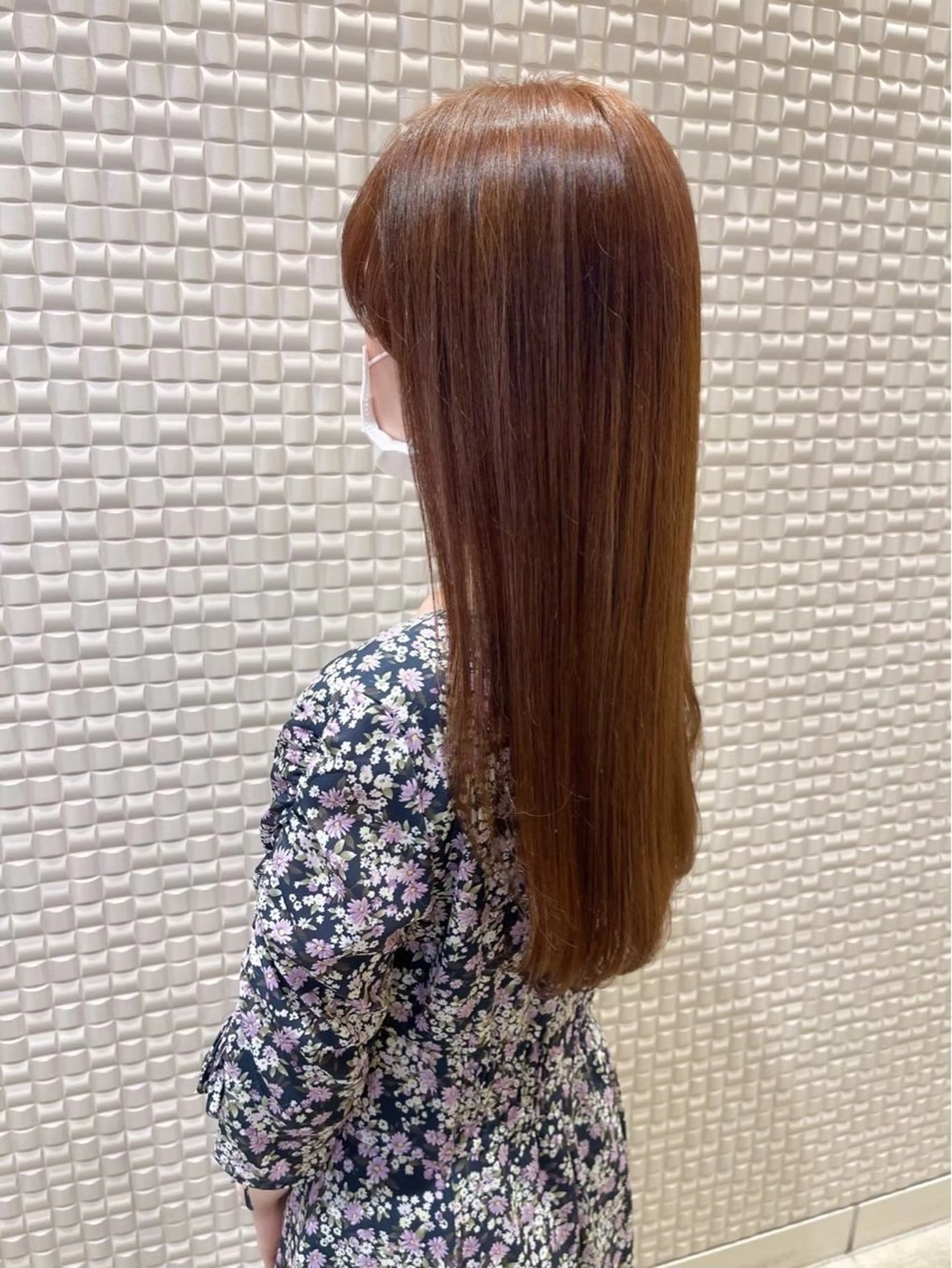 ロング カラー 平久保 唯那のヘアスタイル