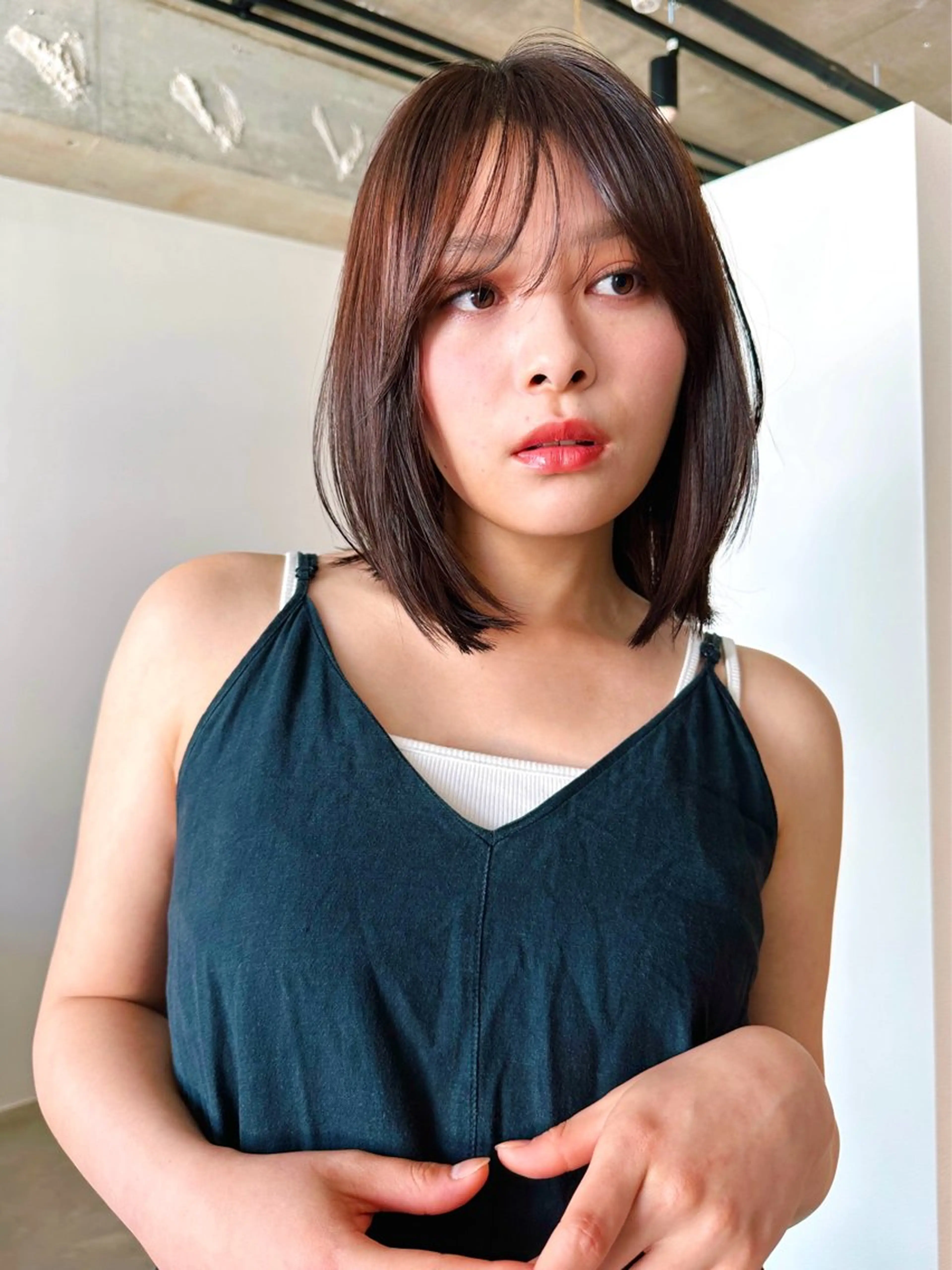 ショート カラー パーマ kazuki【顔周り ×レイヤーカット】のヘアスタイル