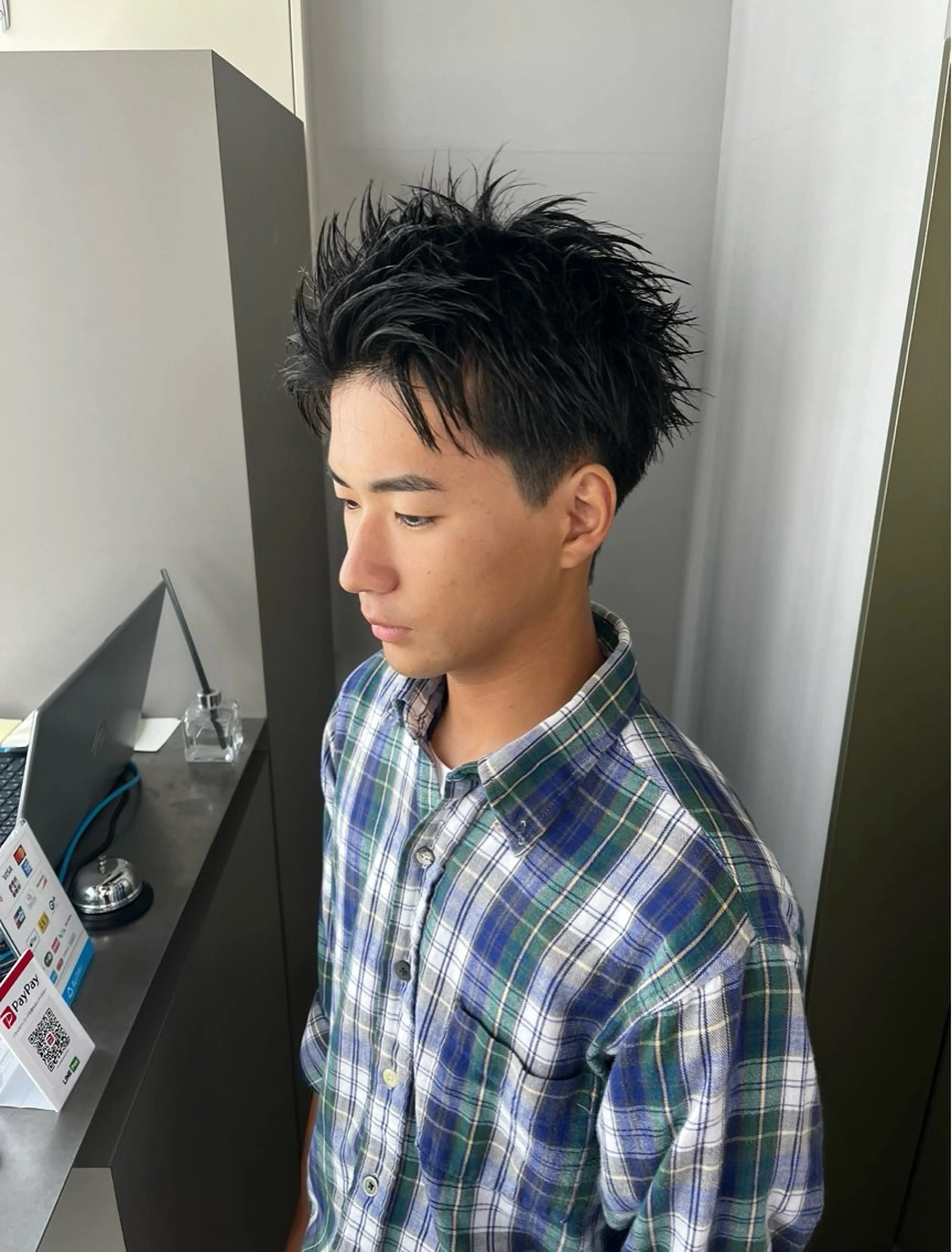 メンズ スパイキーショート カット メンズ特化/韓国風 ニュアンス/ときなのヘアスタイル