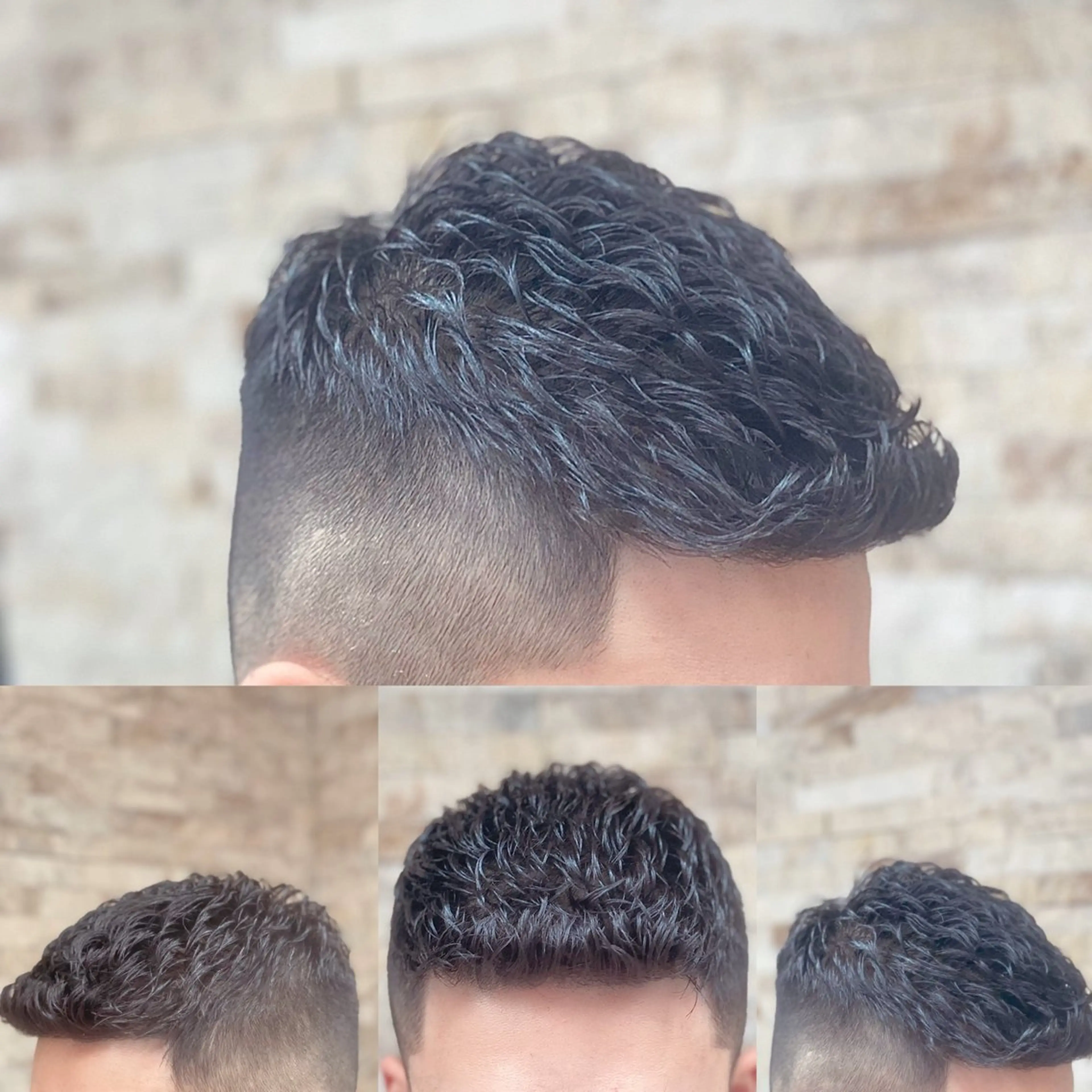 ショート カット パーマ 北川 竜也のヘアスタイル