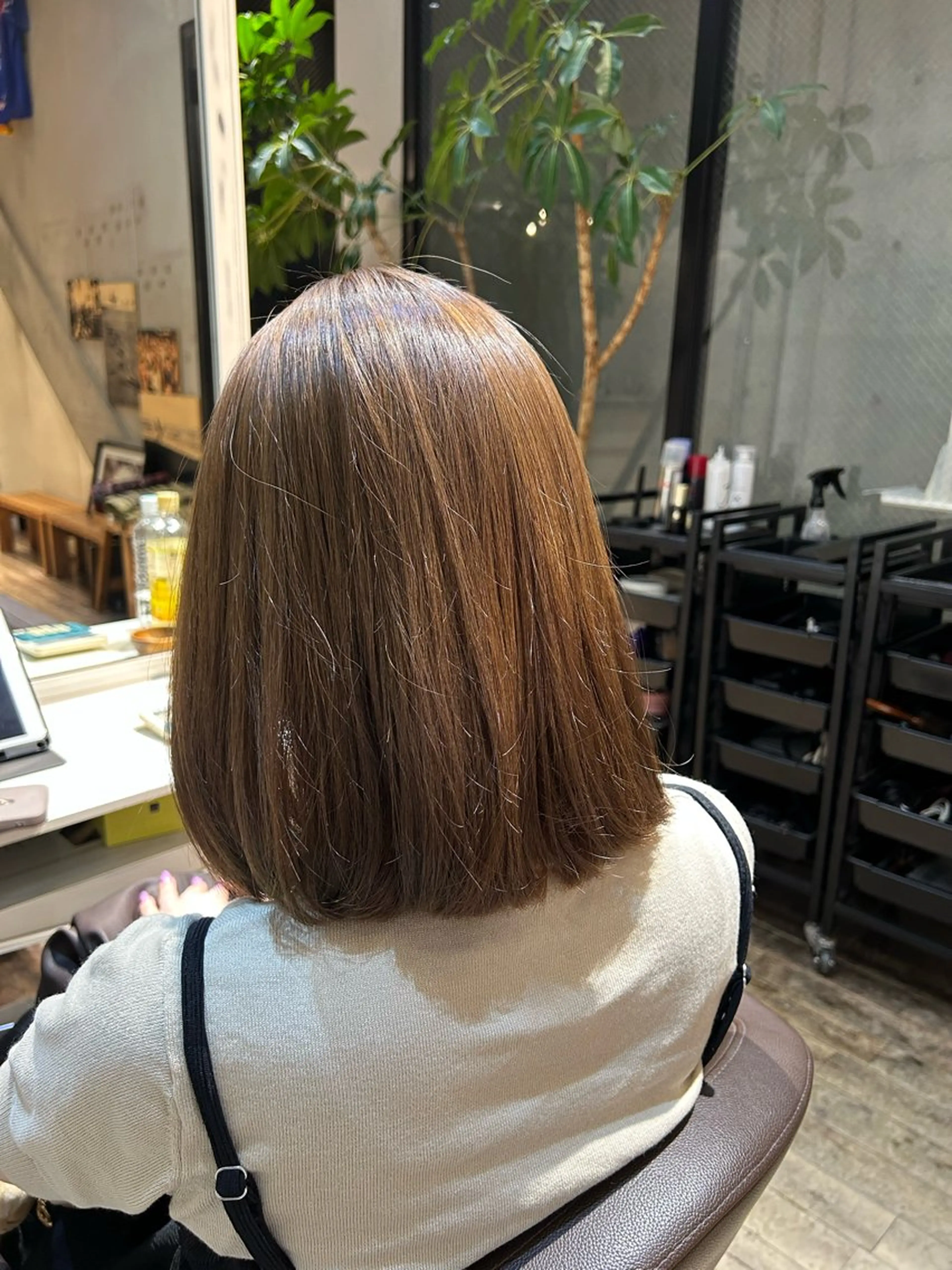 ミディアム ヘアカラー 縮毛矯正 渋谷/縮毛矯正✨ 惺虎のヘアスタイル