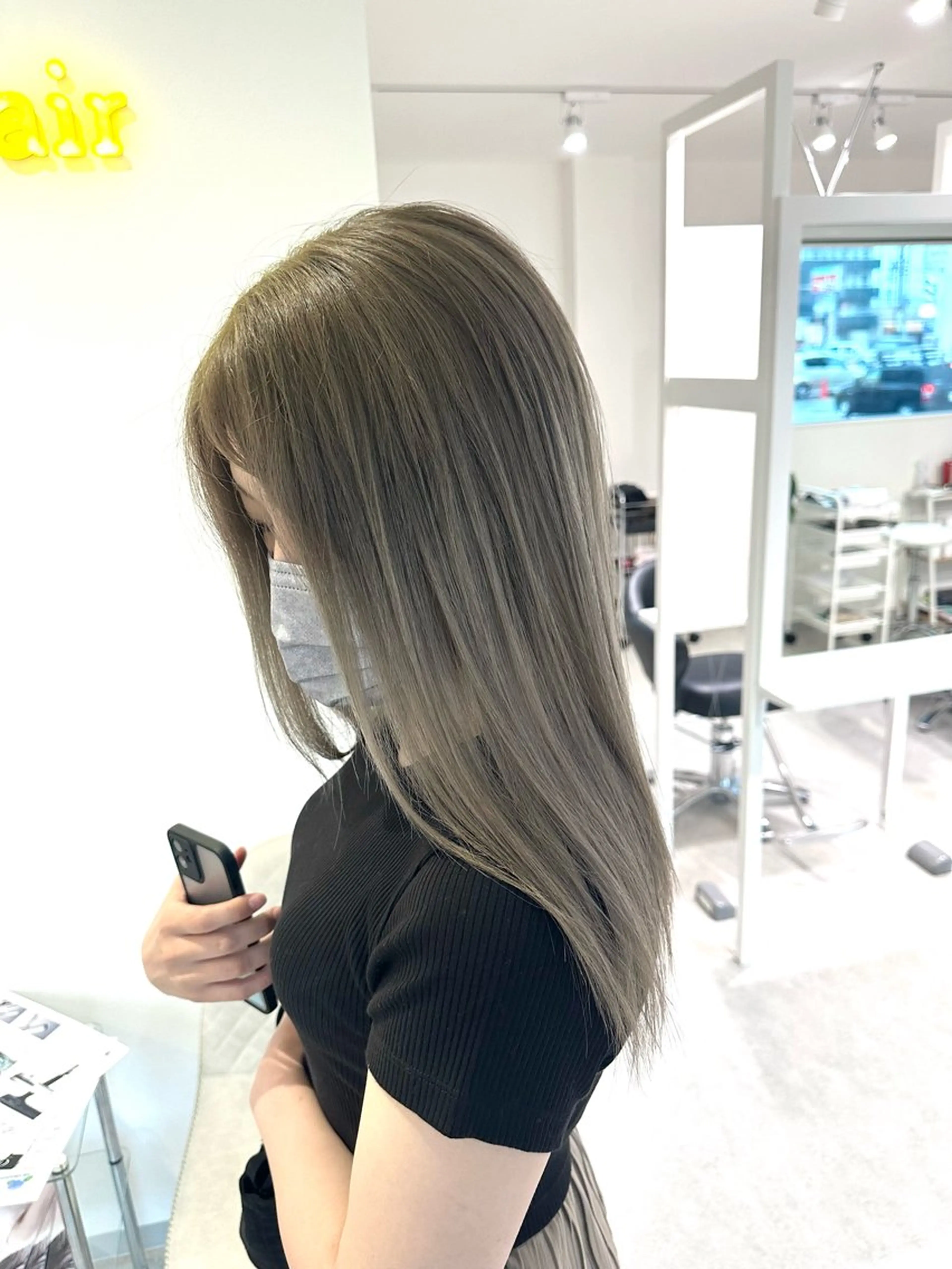 ロング カラー ヘアカラー 加藤 佑二のヘアスタイル