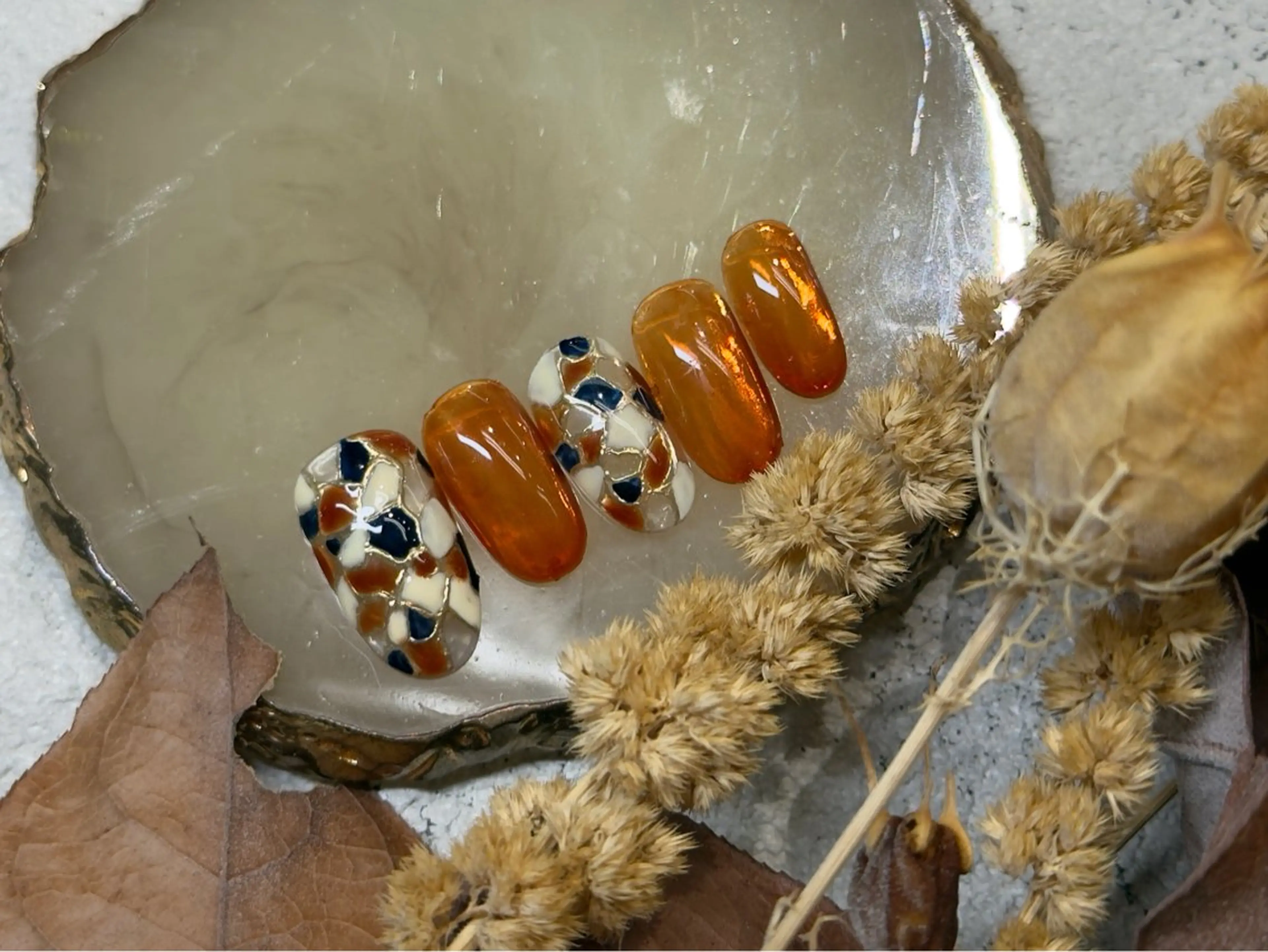 ネイル 小野里 七海のネイルデザイン