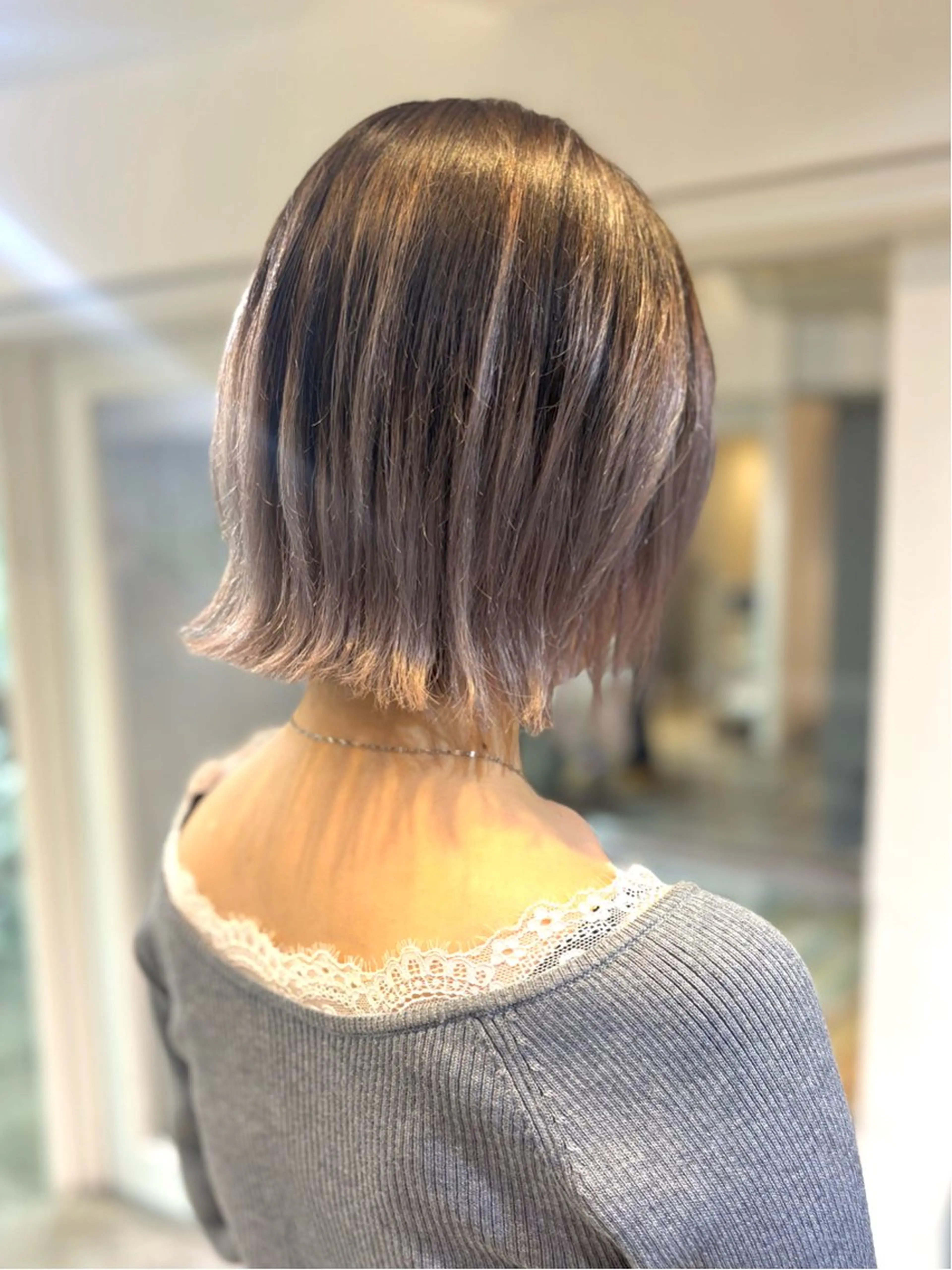 ショート カラー ヘアカラー トリートメント 髪質改善/ヘアケア coiiはしもとはなのヘアスタイル