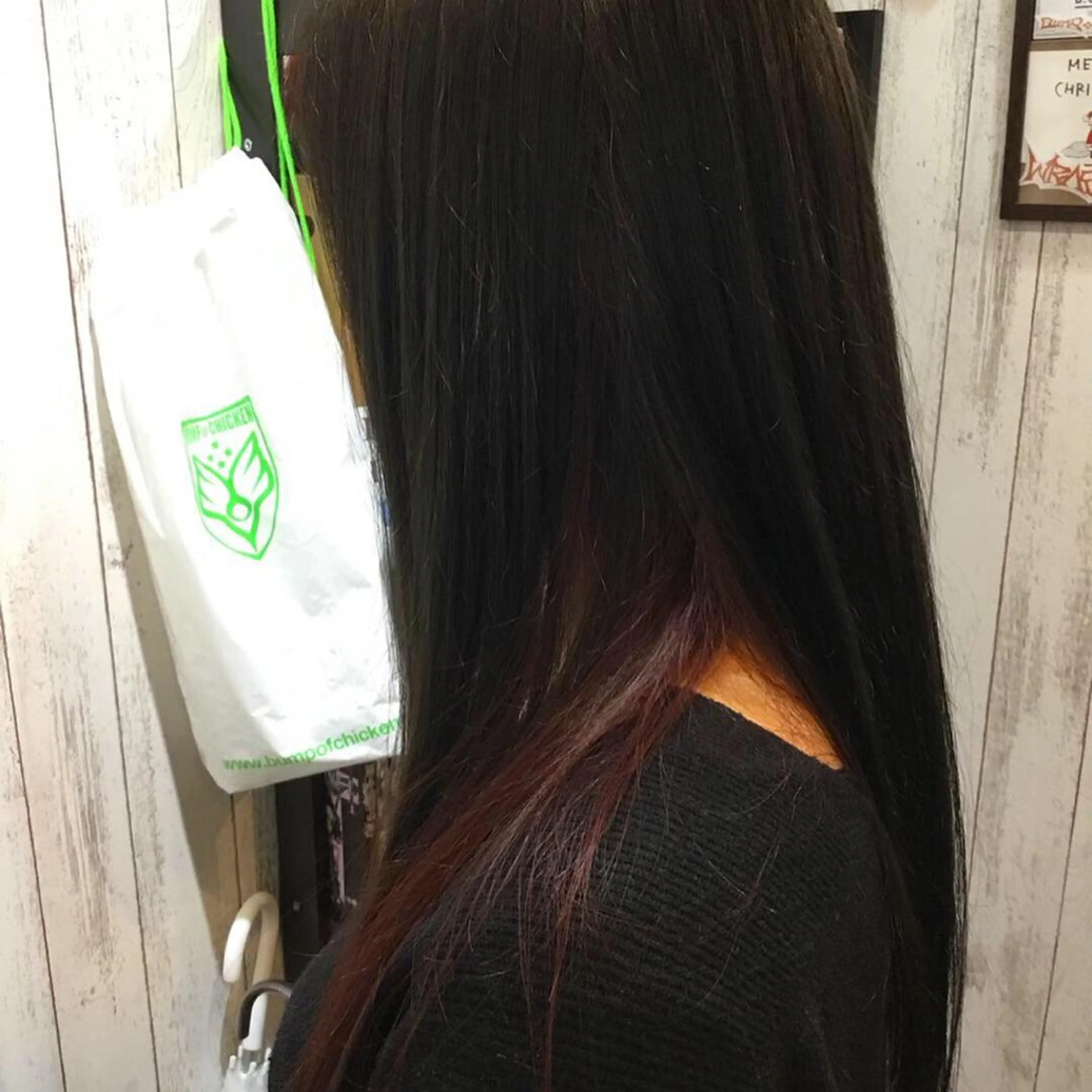 ロング カラー 金崎 新吾のヘアスタイル