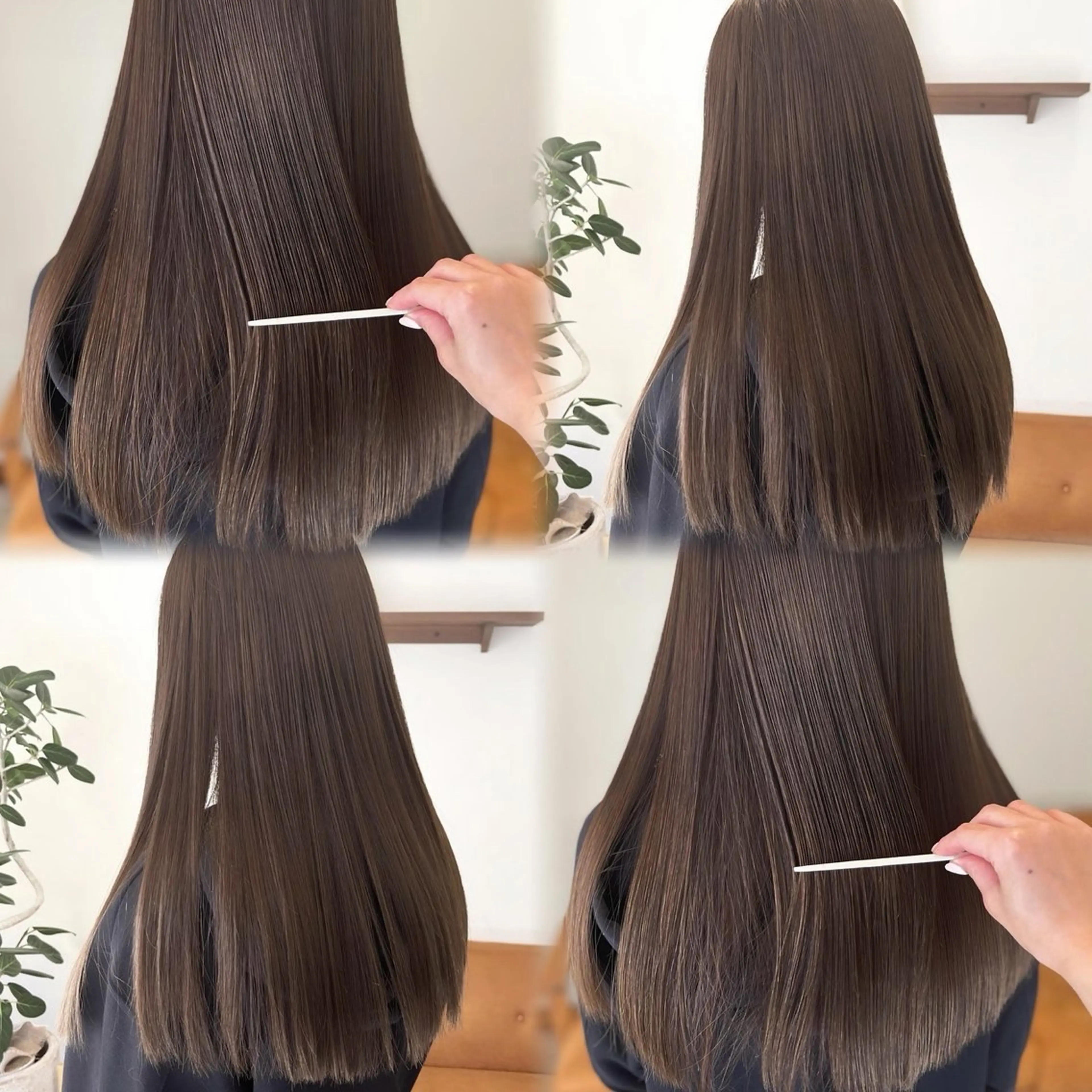 ロング カット ヘアカラー トリートメント 🎀透明感カラー🎀 稲垣至恩🎀のヘアスタイル