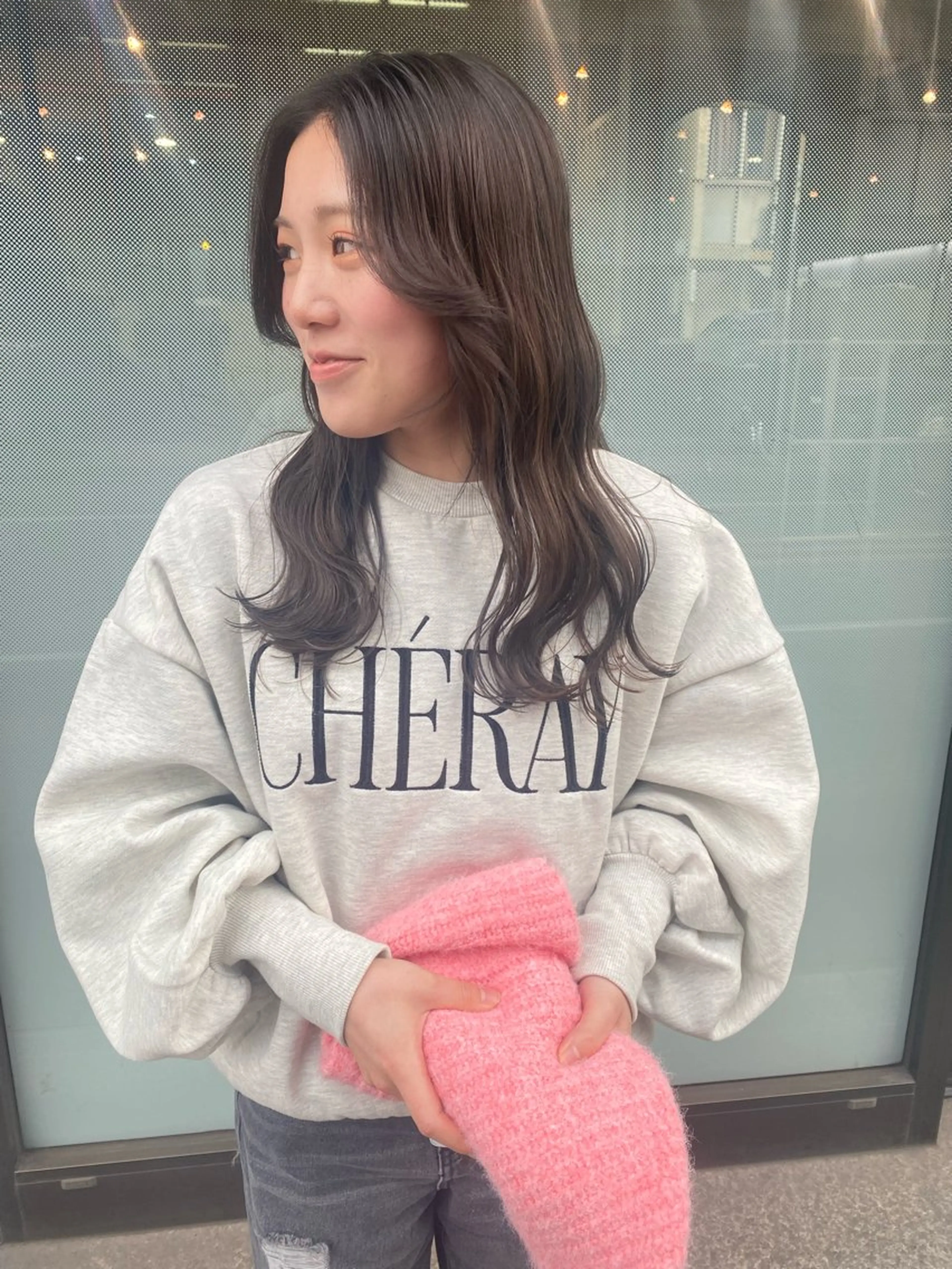 セミロング カラー カット maeda yumiのヘアスタイル