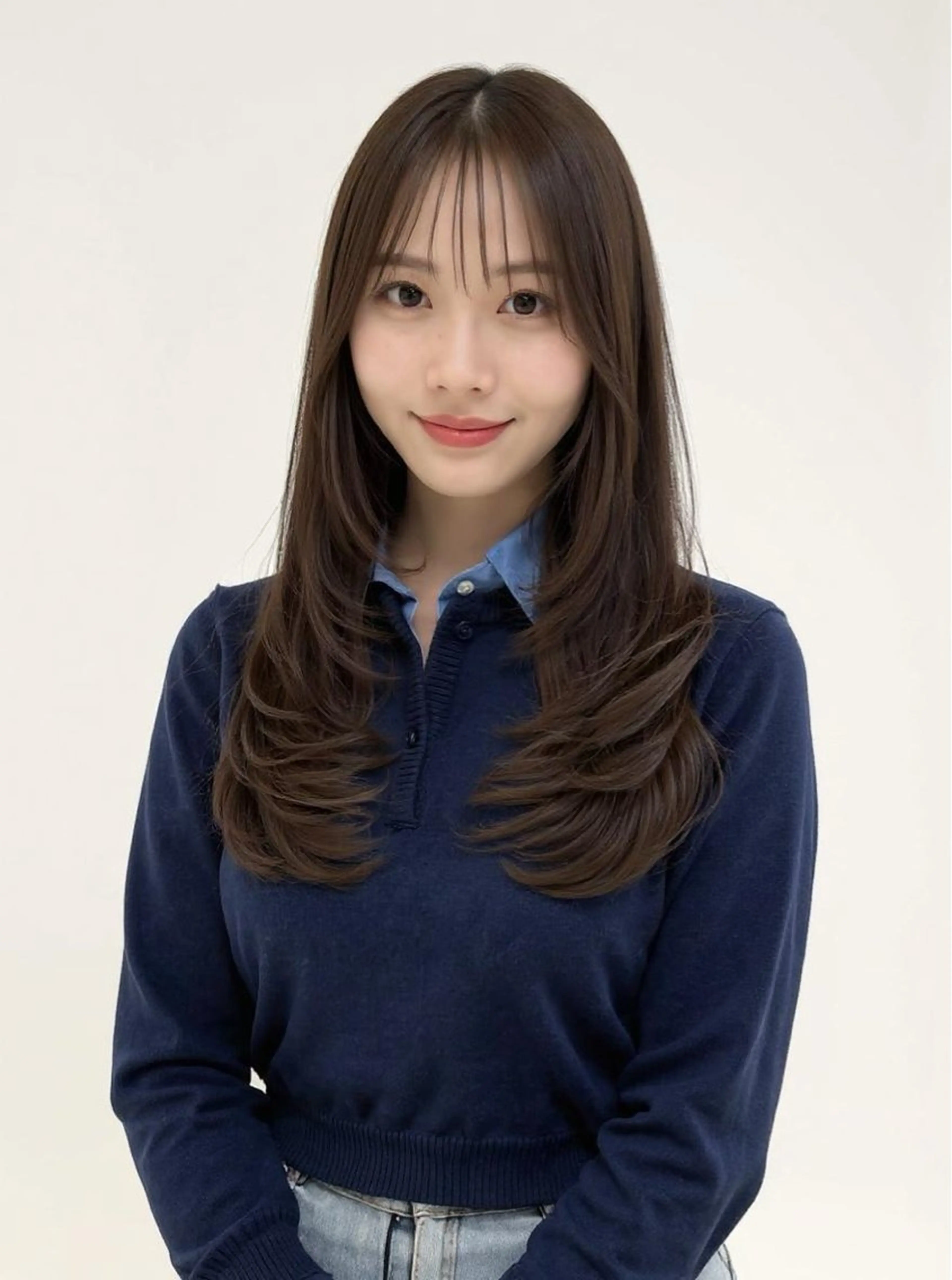 ロング カット 結衣 髪質改善モデル募集中のヘアスタイル