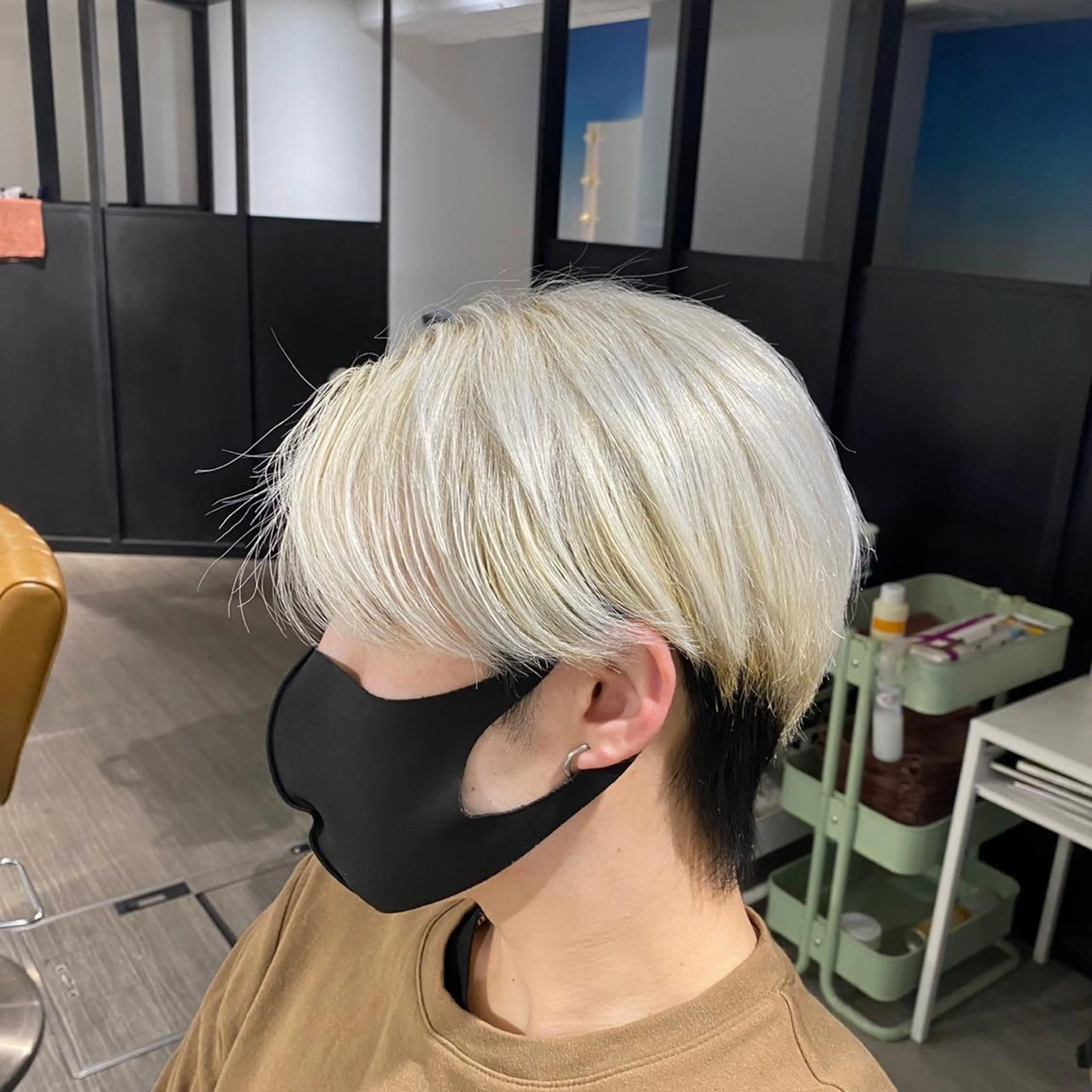 ショート カラー メンズ key キーのヘアスタイル