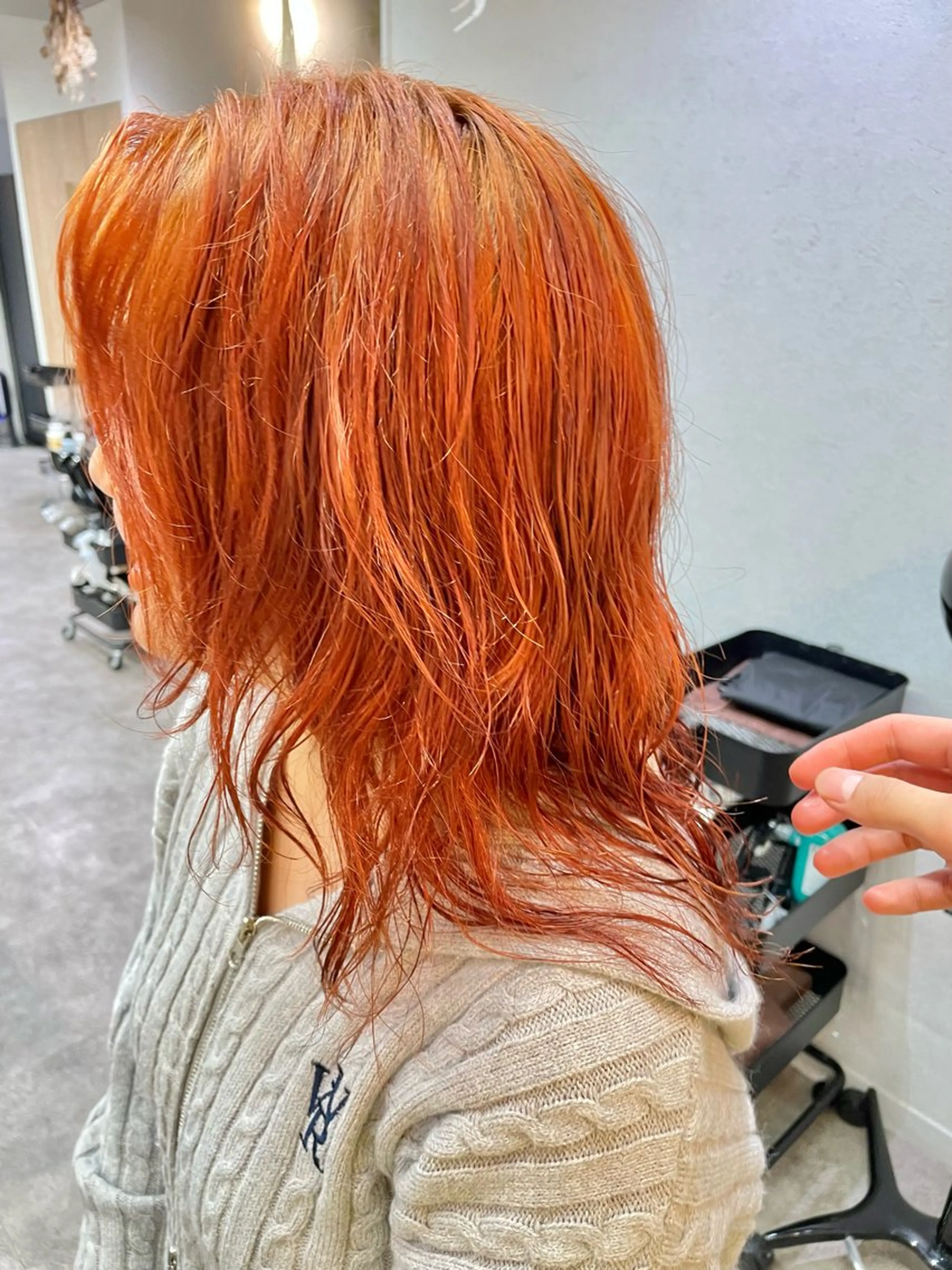 ミディアム カラー ヘアカラー トリートメント レイン🌏🌱 似合わせ/ハイトーンのヘアスタイル