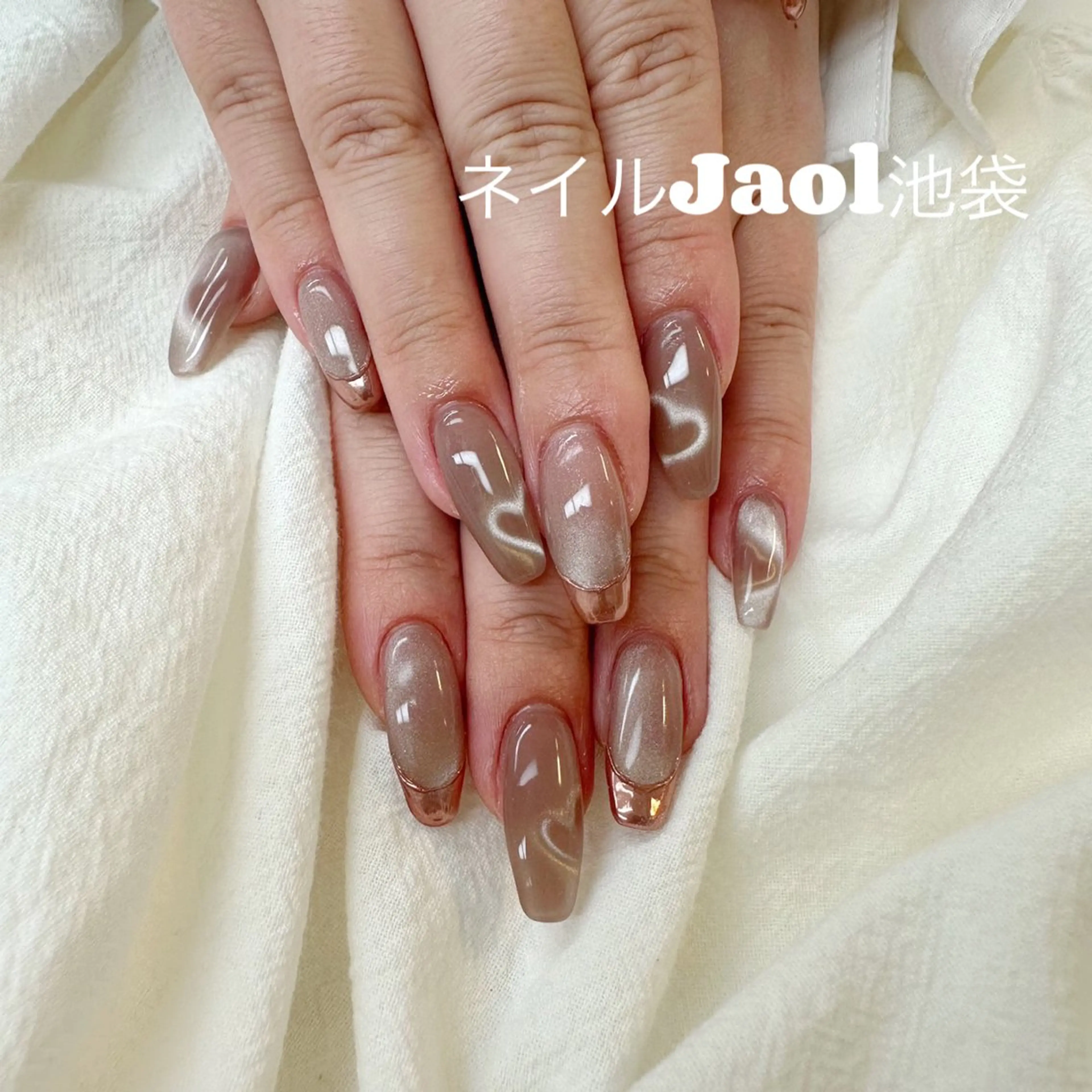 セミロング ハンドネイル ネイルJaol 池袋のネイルデザイン
