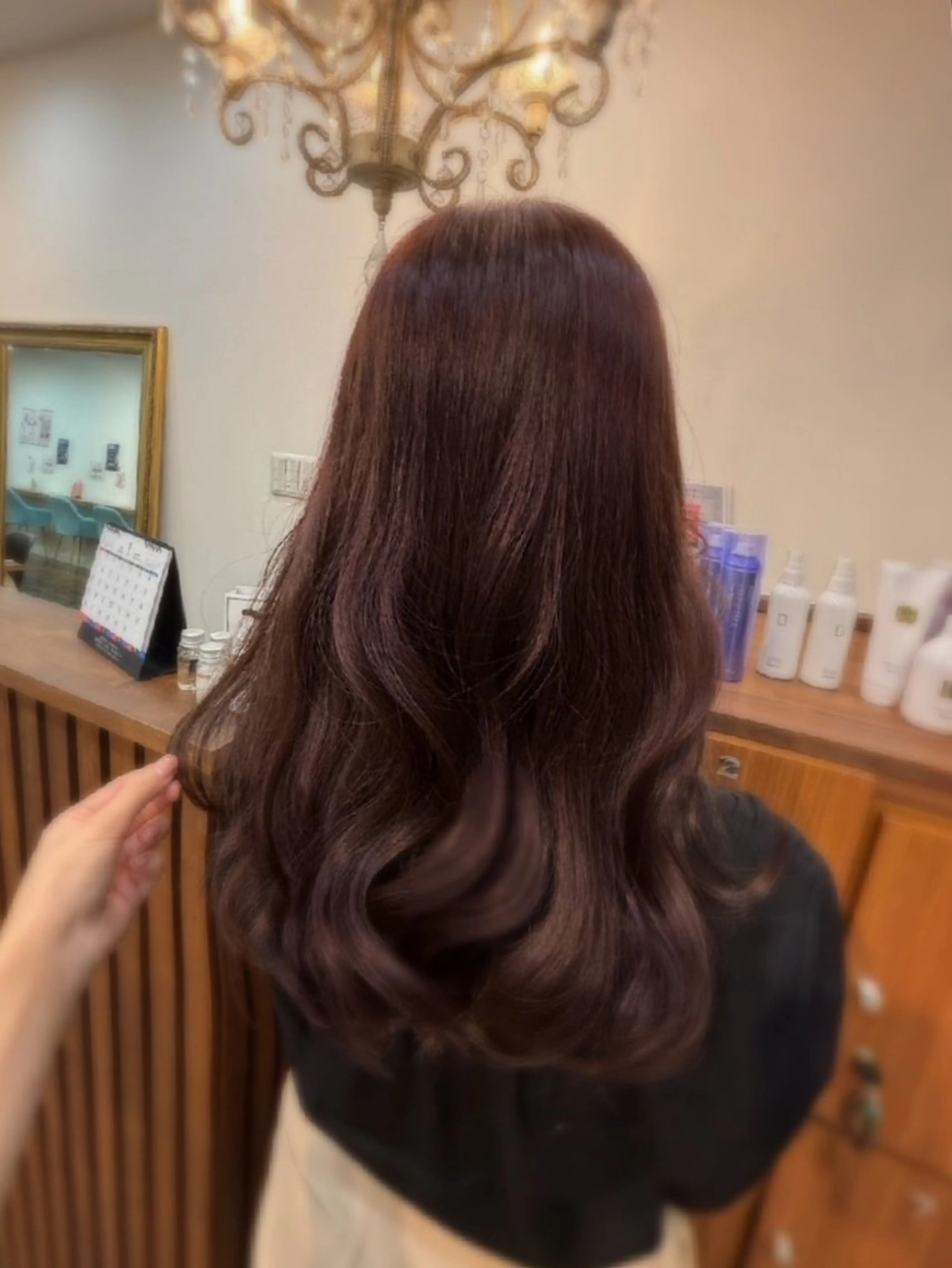 ロング ブリーチなし艶カラー 🌈髪質改善MASSのヘアスタイル