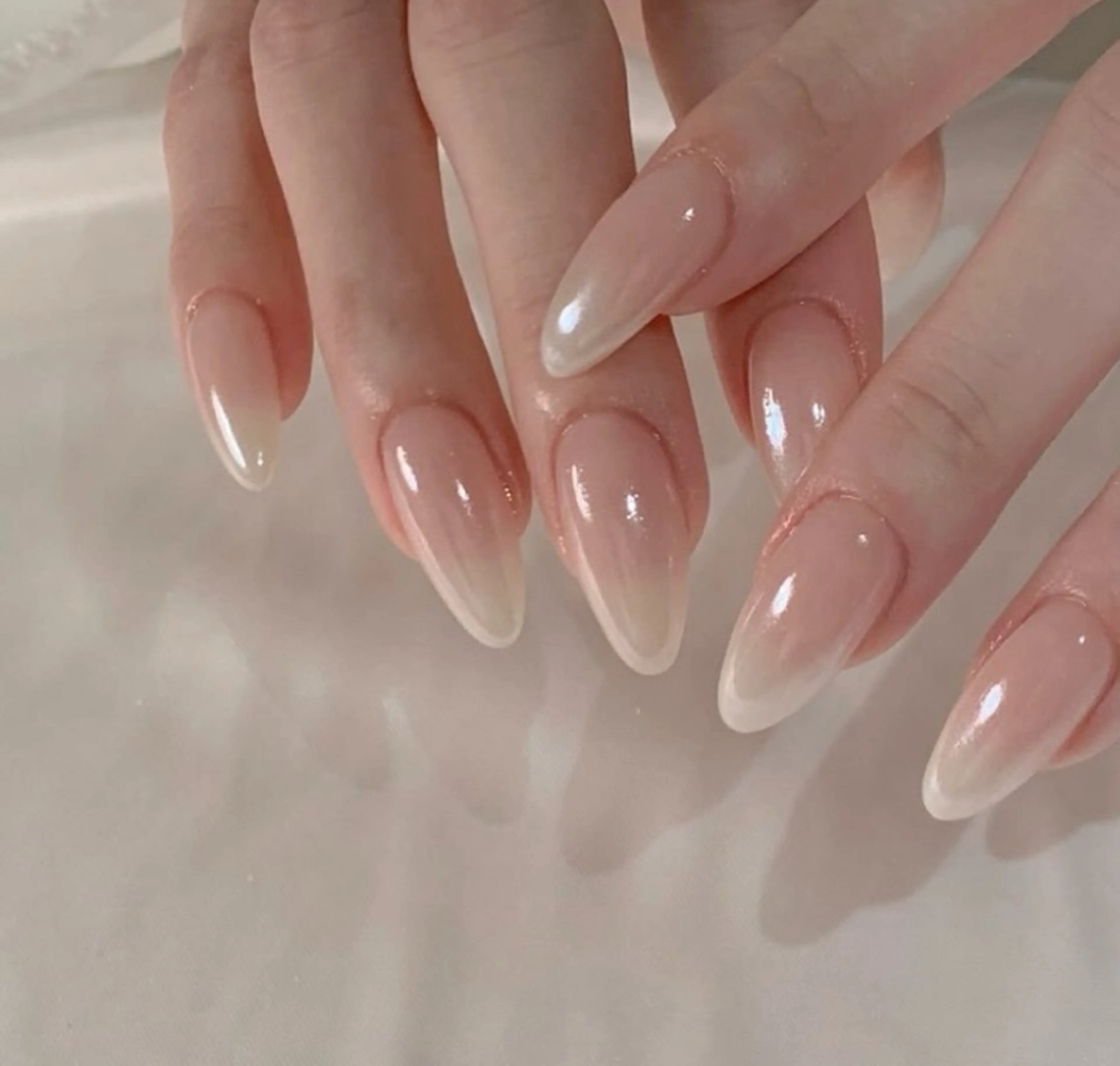 ネイル アートネイル ジェルネイル キラキラネイル ミラーネイル ピンク ハンドネイル Ryu Nail NekoChanのネイルデザイン