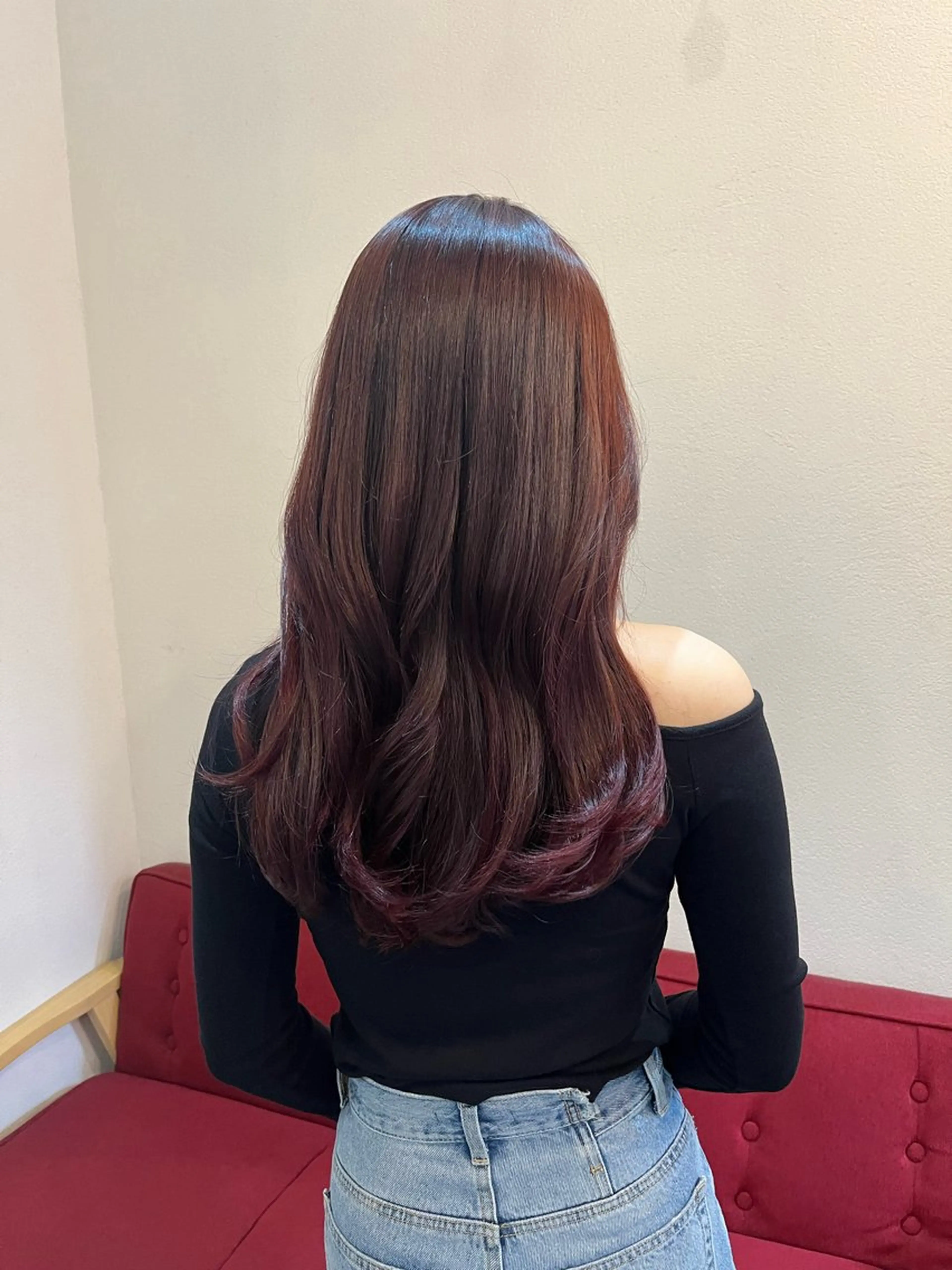 セミロング カラー ヘアカラー 近藤 愛理のヘアスタイル