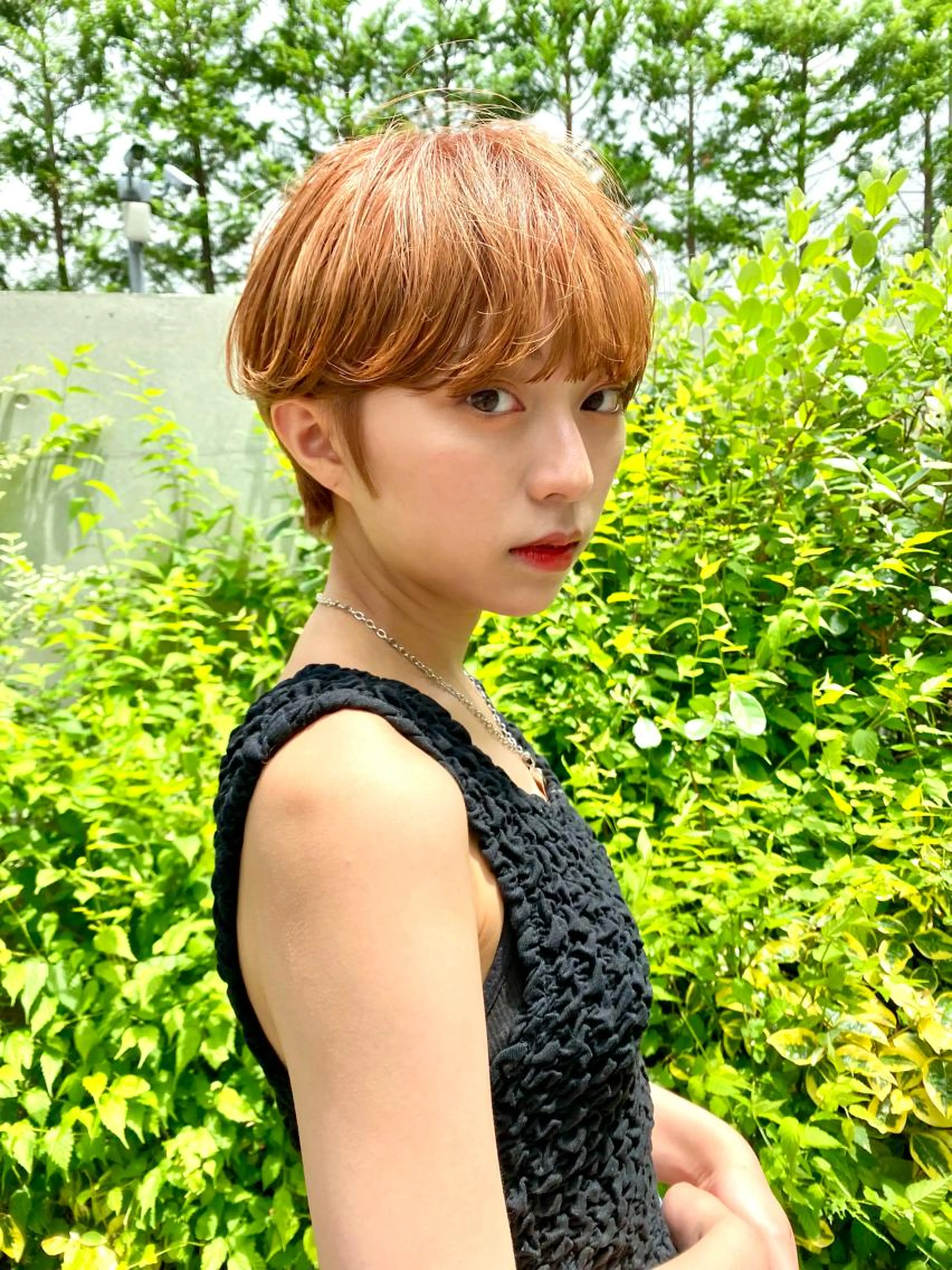 🌿小顔になれる骨格診断🌿似合わせカット+透明感カラー（丸みショート/ボブ/くびれショート/レイヤー/マッシュウルフ）の写真