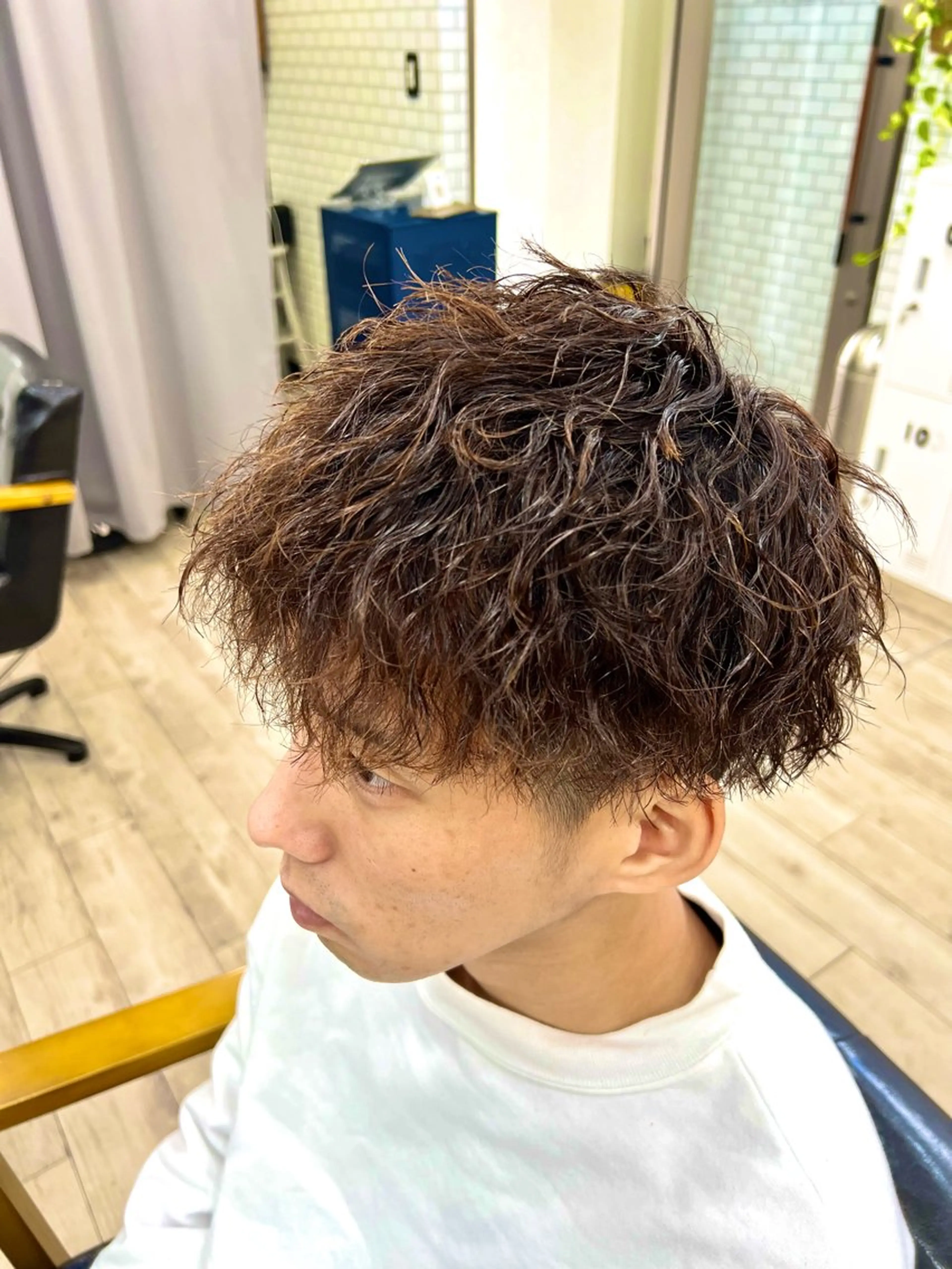 メンズ メンズパーマ 森田稔將 メンズ特化美容師のヘアスタイル