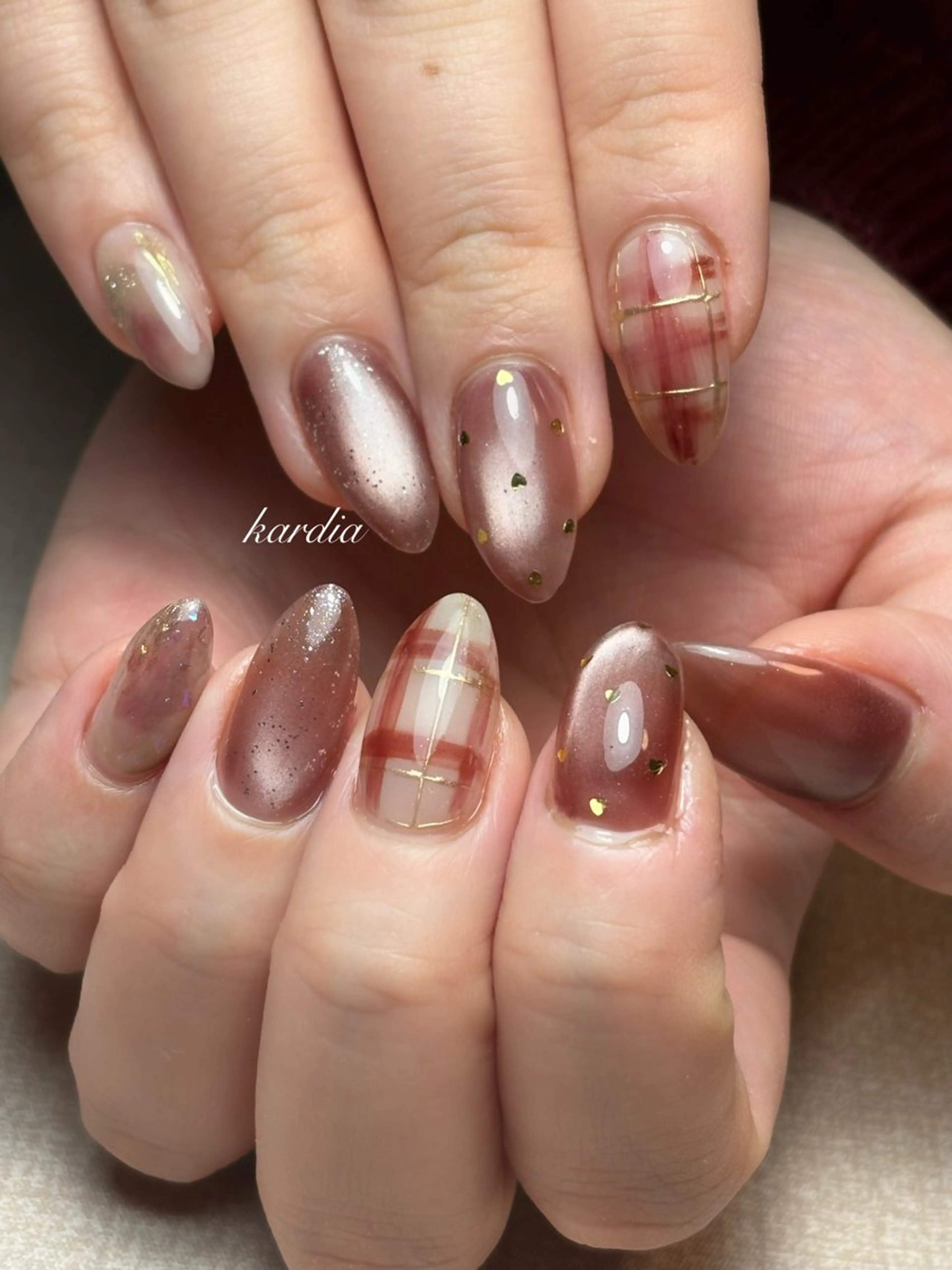 ネイル καρδιά -ｶﾙﾃﾞｨｱ-のネイルデザイン