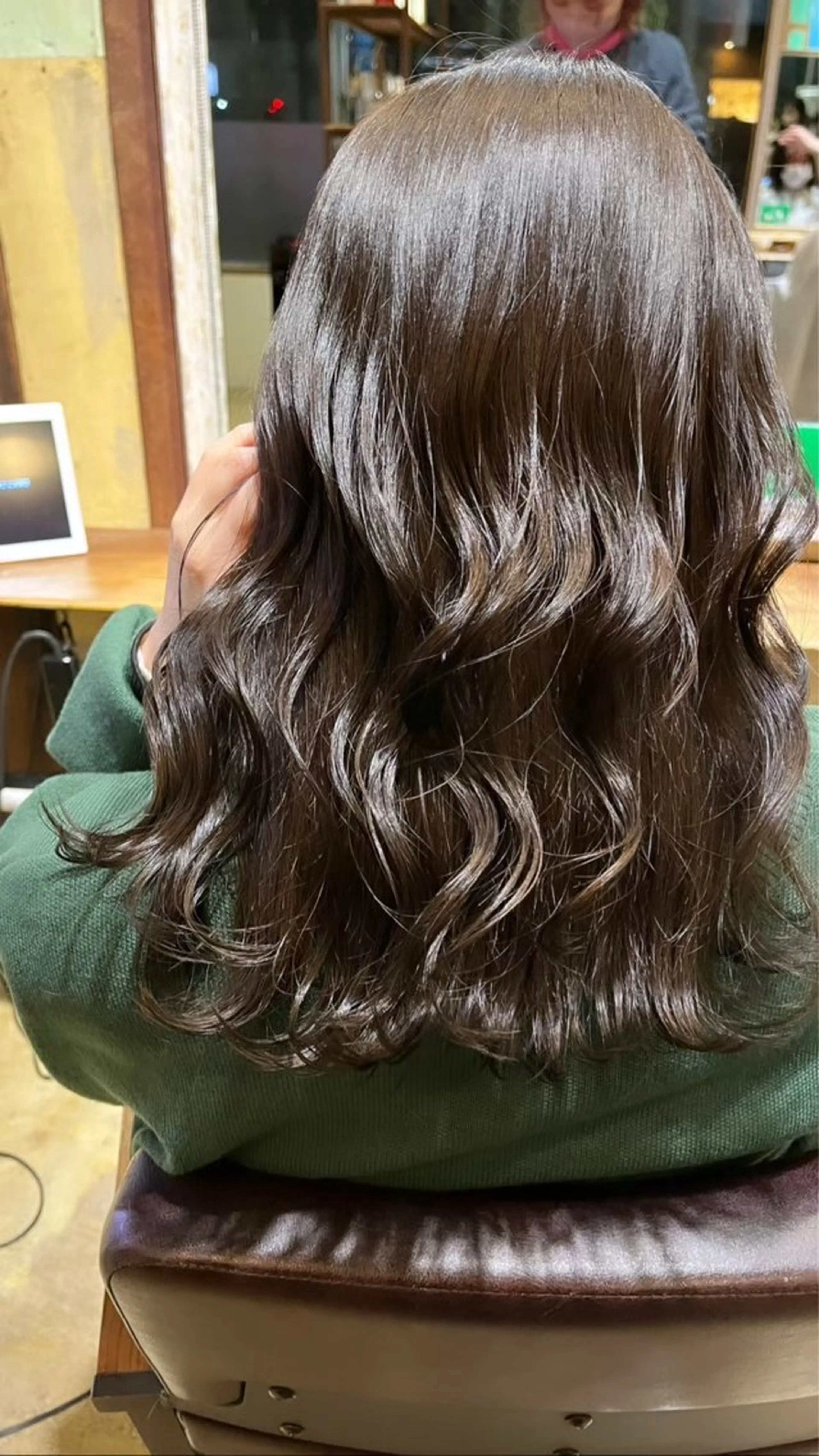 ミディアム カラー ヘアアレンジ みわ/博多 ブリーチ/メンズヘアのヘアスタイル