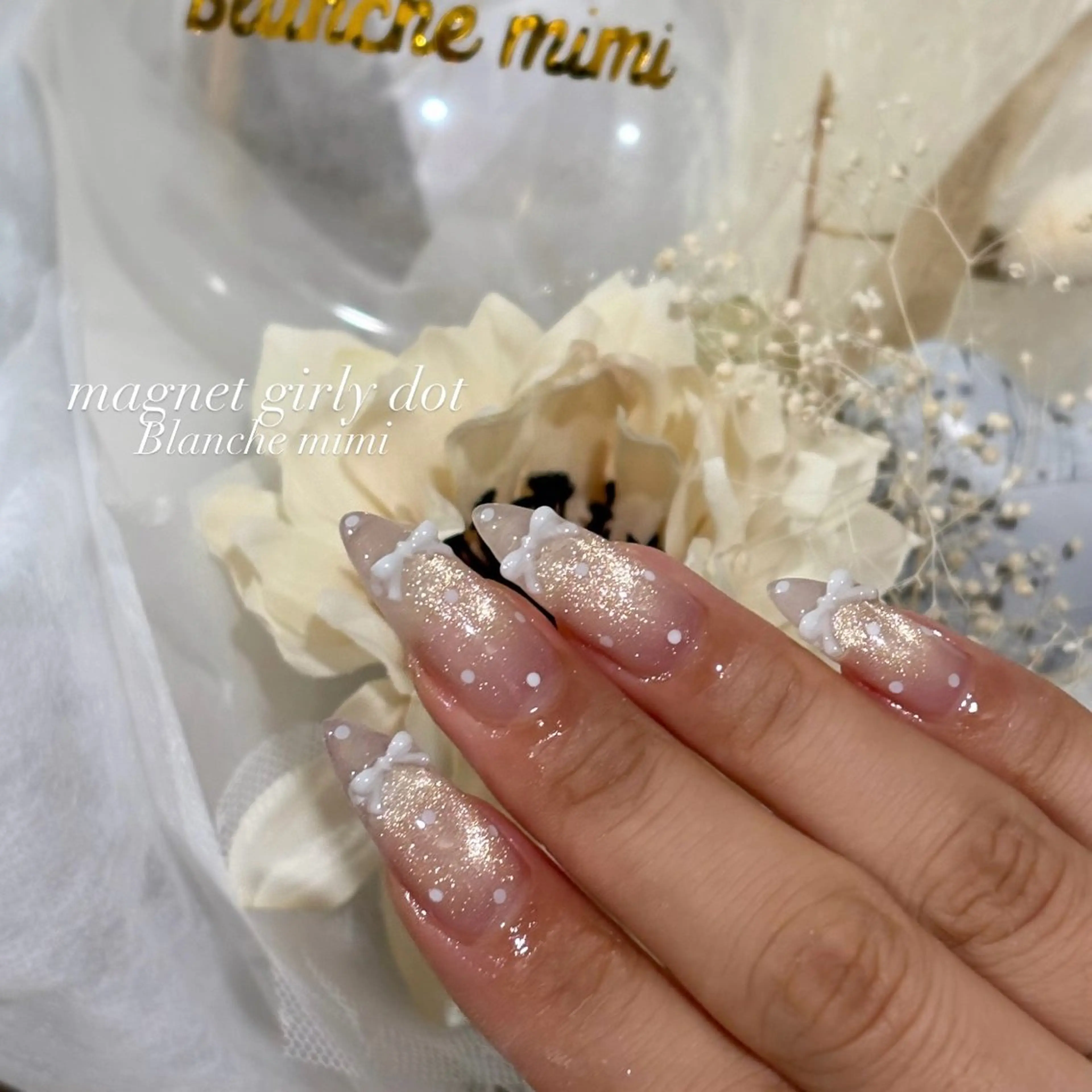 ネイル ハンドネイル Blanche mimi.u_aのネイルデザイン