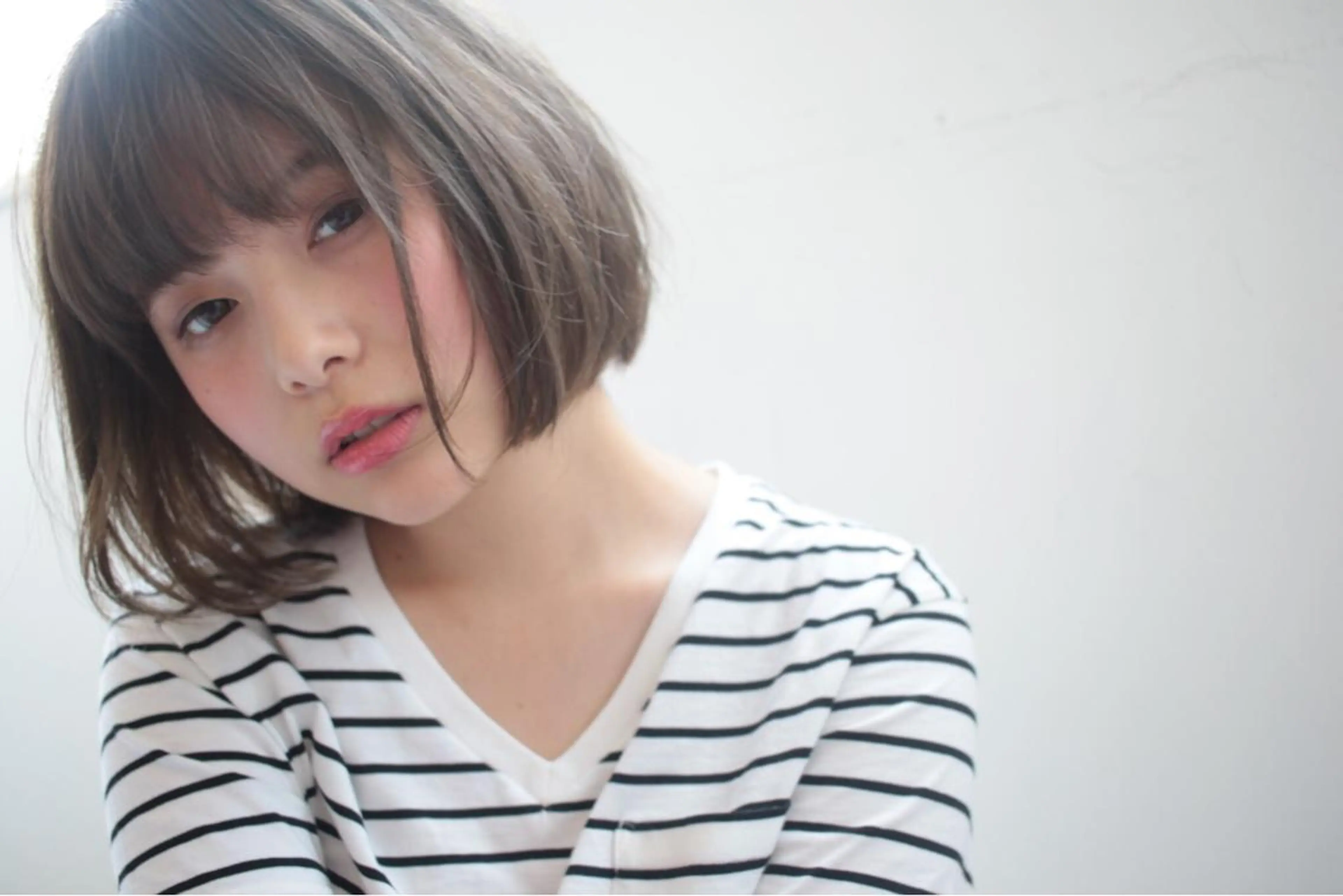 ショート カラー パーマ 透明感カラー ❤️sai❤️ official❤️のヘアスタイル