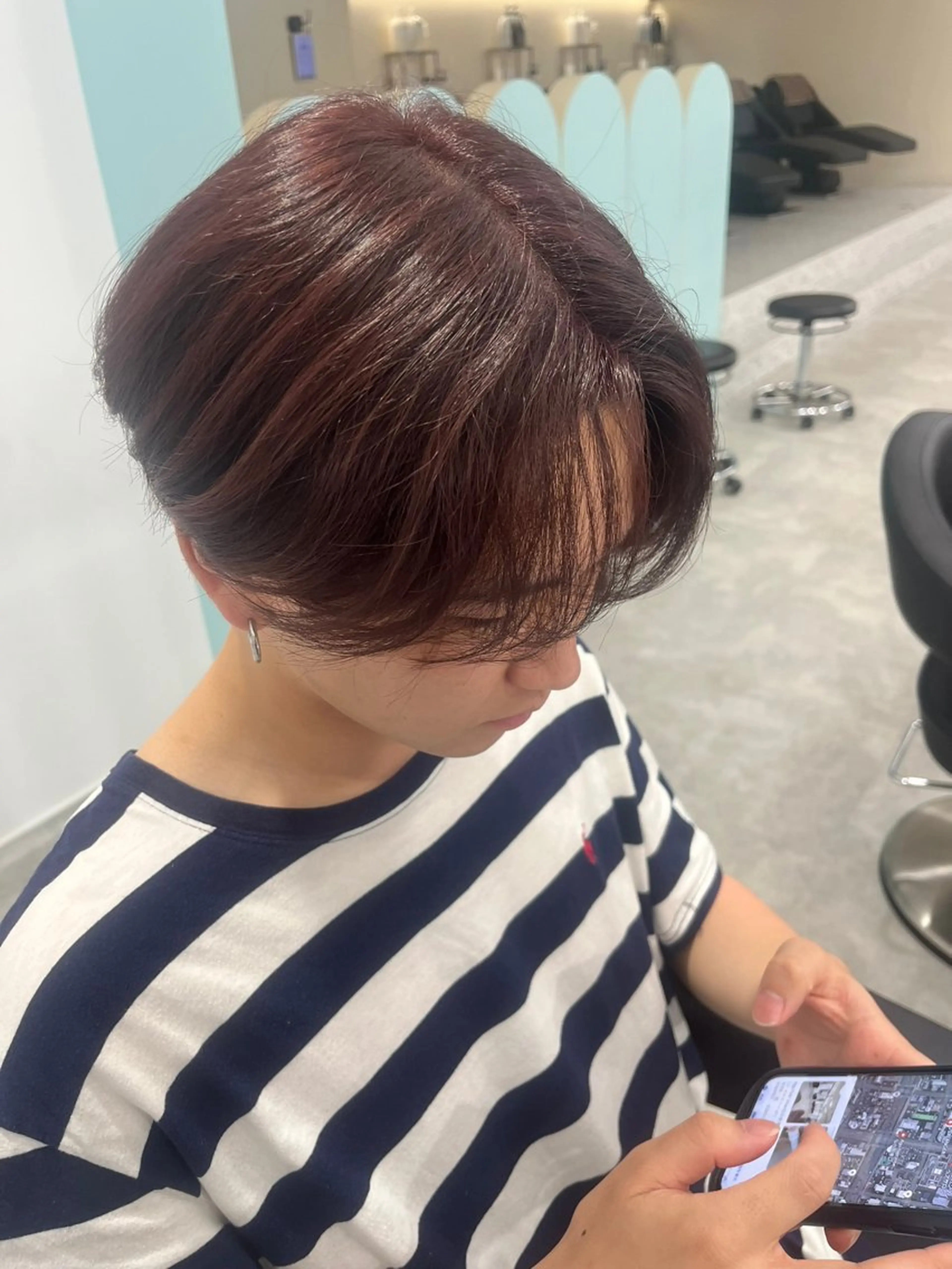 カラー メンズ みう/仙台/暖色/ 艶髪/顔周りカット/のヘアスタイル