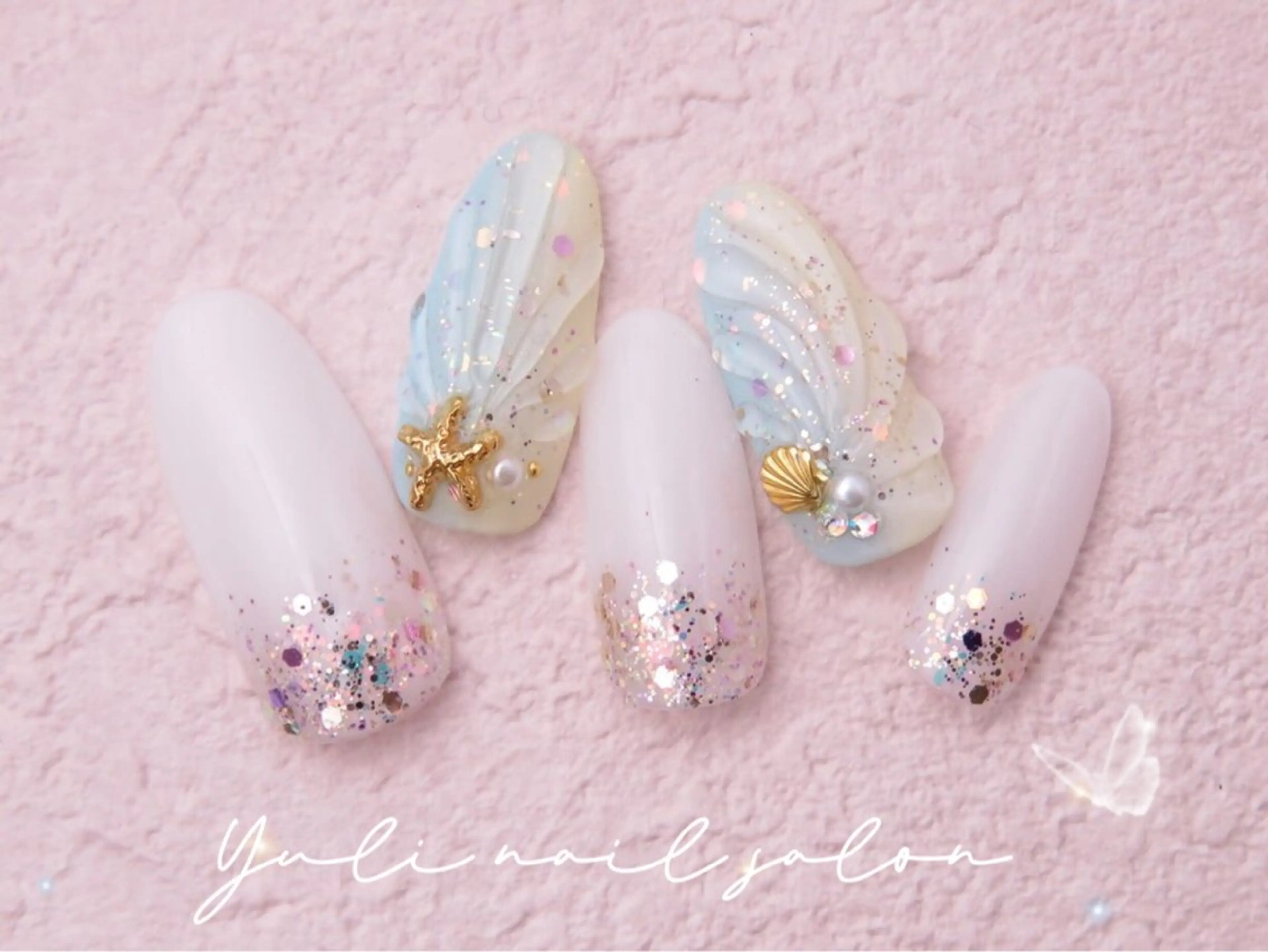 ネイル ハンドネイル 🎀YULI_ Nail 🎀新宿店のネイルデザイン