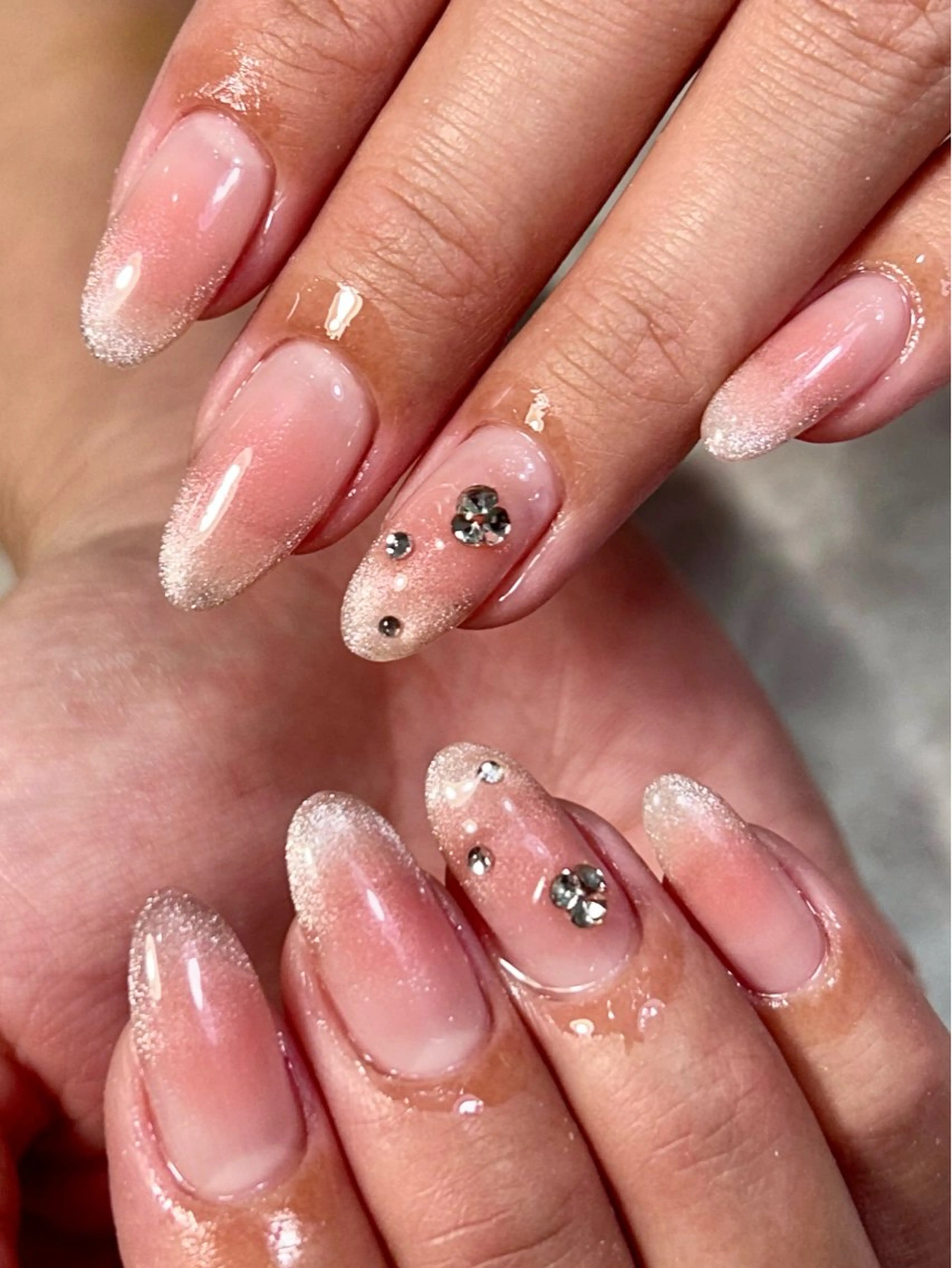 ご新規様限定【オフ代別途】チークネイル💕の写真