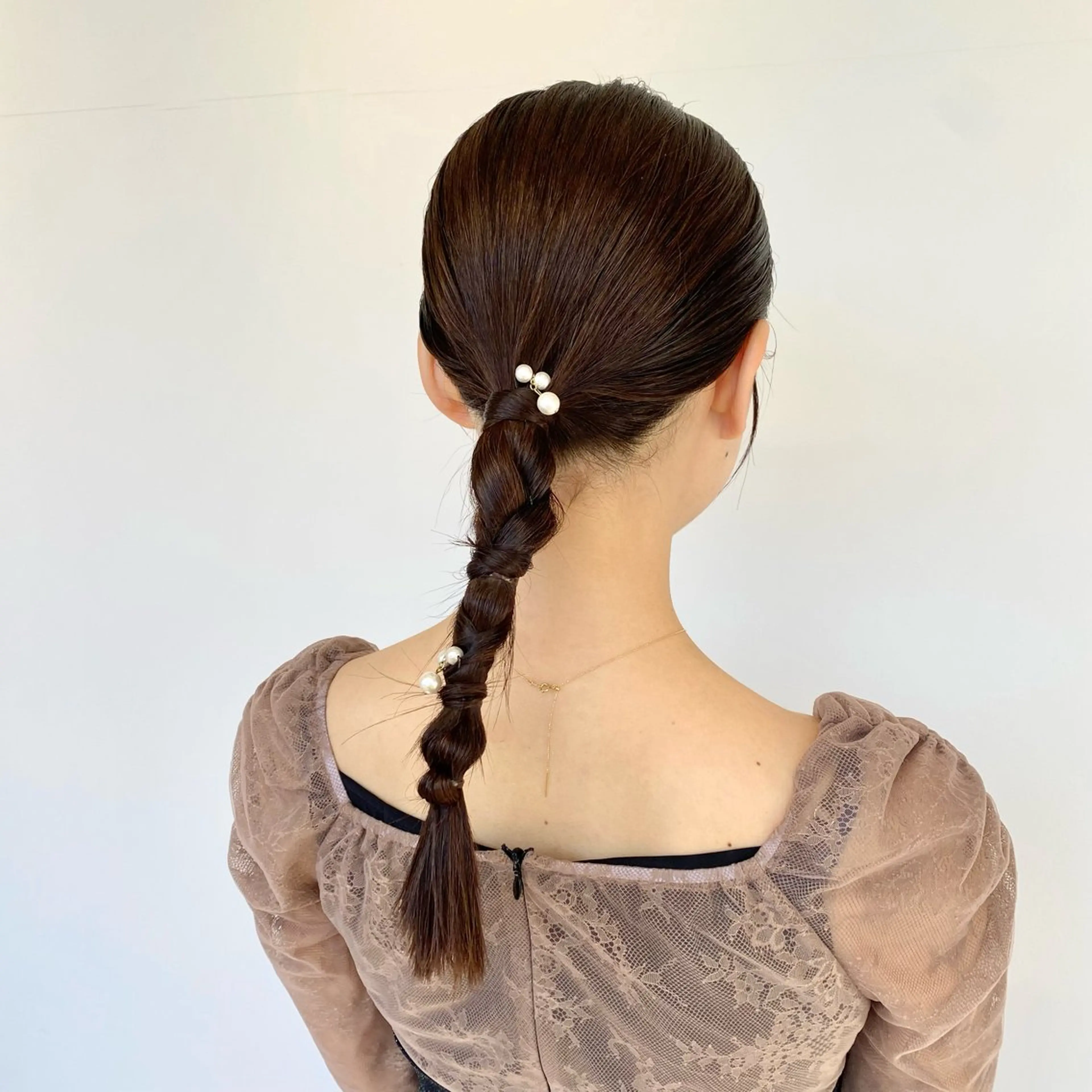 セミロング ヘアアレンジ 🍒透明感カラー/ emiri🍒のヘアスタイル