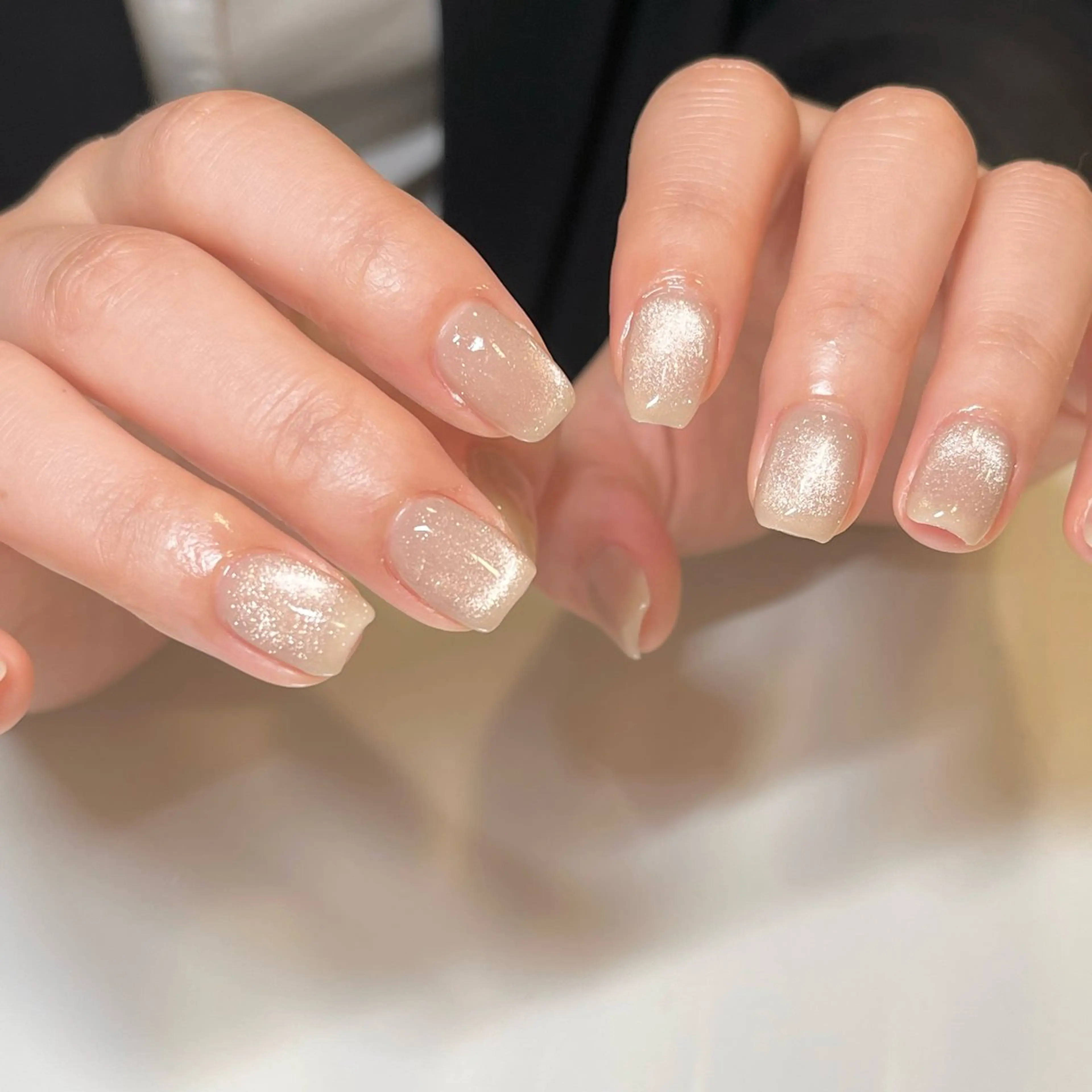 ネイル アートネイル フレンチネイル ジェルネイル グラデーション マグネットネイル CLUTCH 阿倍野 いけだのネイルデザイン