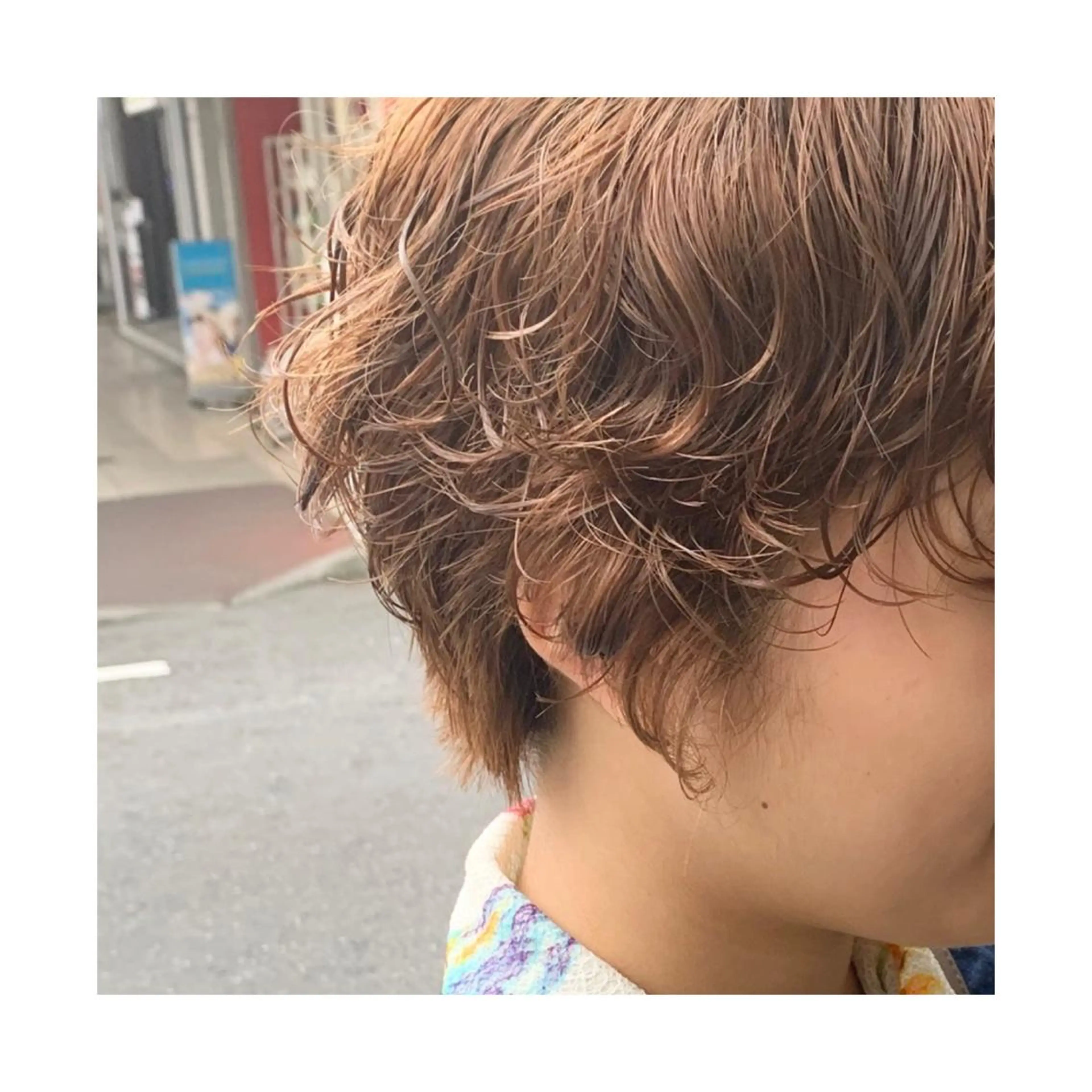 ショート パーマ 竹内 康浩のヘアスタイル