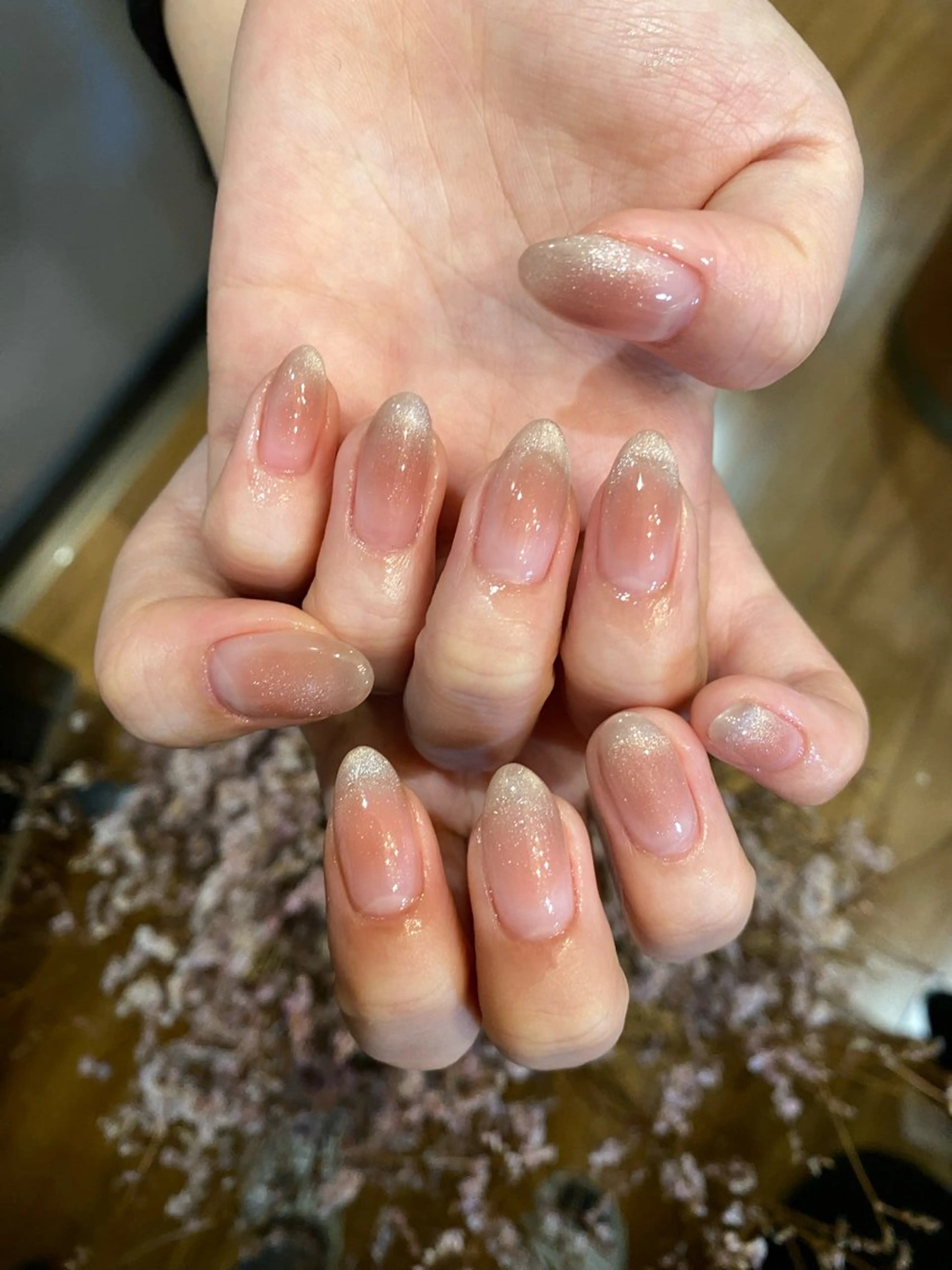 ネイル ハンドネイル crystal ⭐︎ colorのネイルデザイン