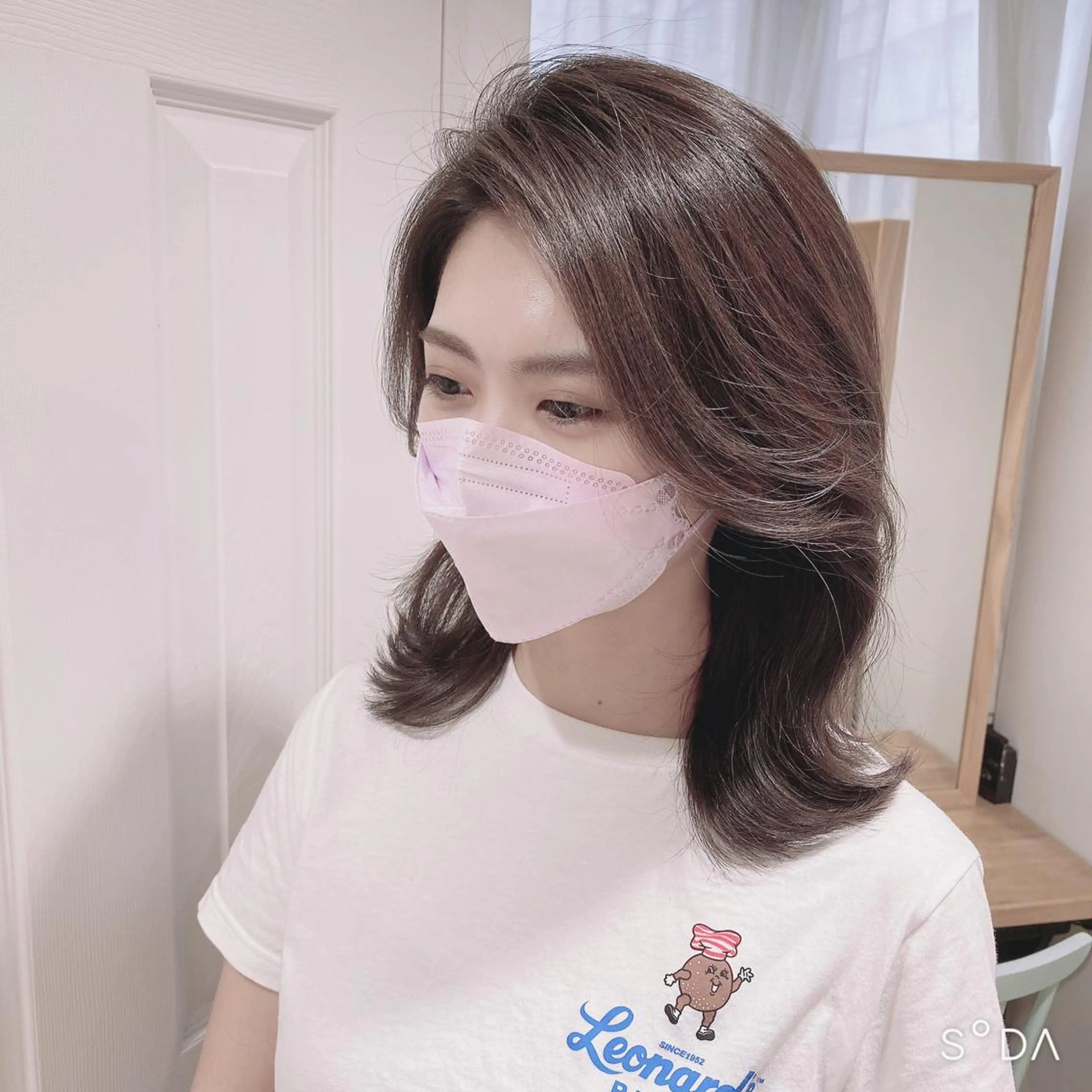 セミロング カット ヘアカラー トリートメント パーソナルカラー lapiax阿部のヘアスタイル