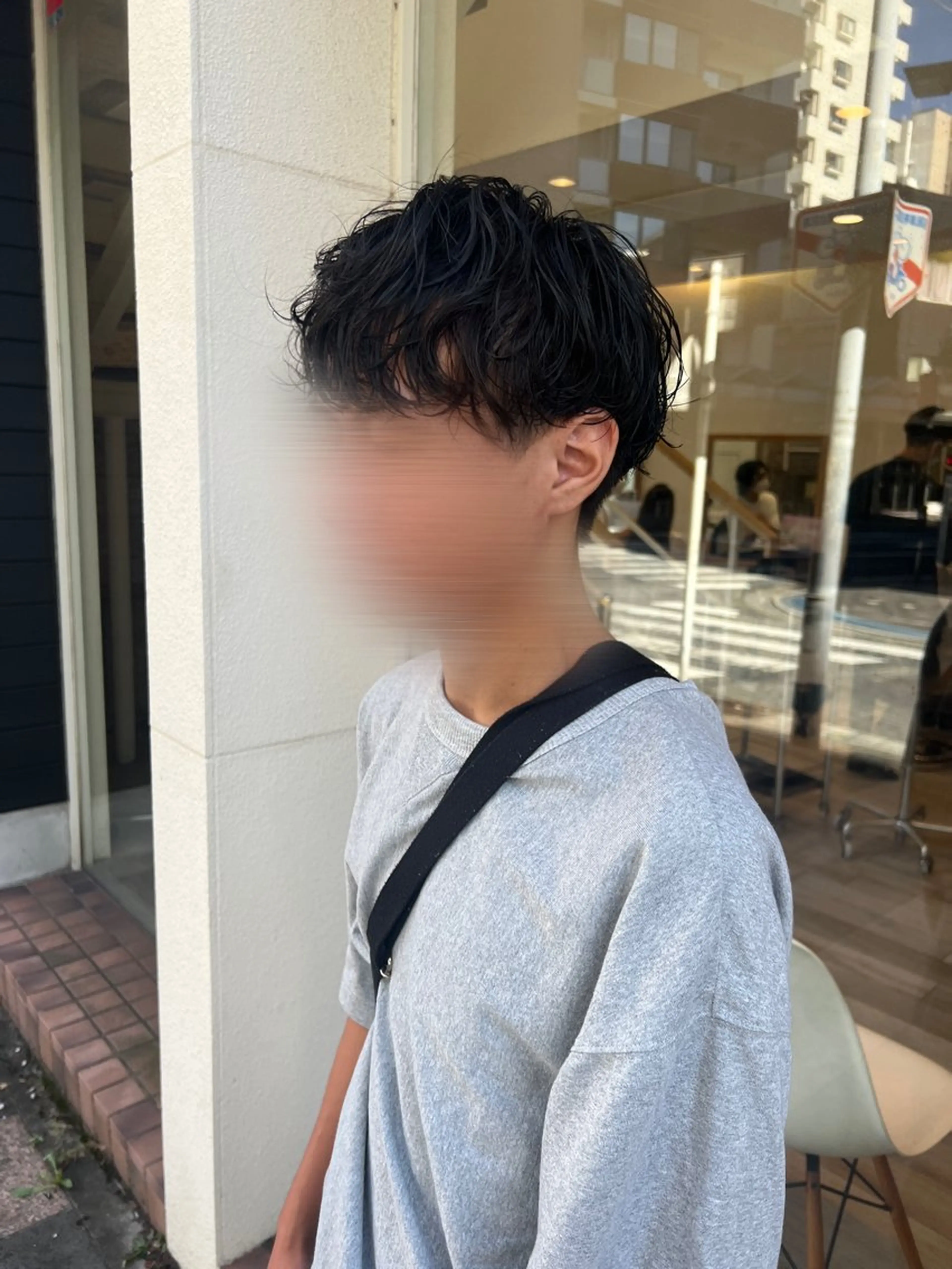 パーマ メンズ メンズパーマ カット パーマ Ore🫧タナカマヤ /柔らかい質感カラーのヘアスタイル