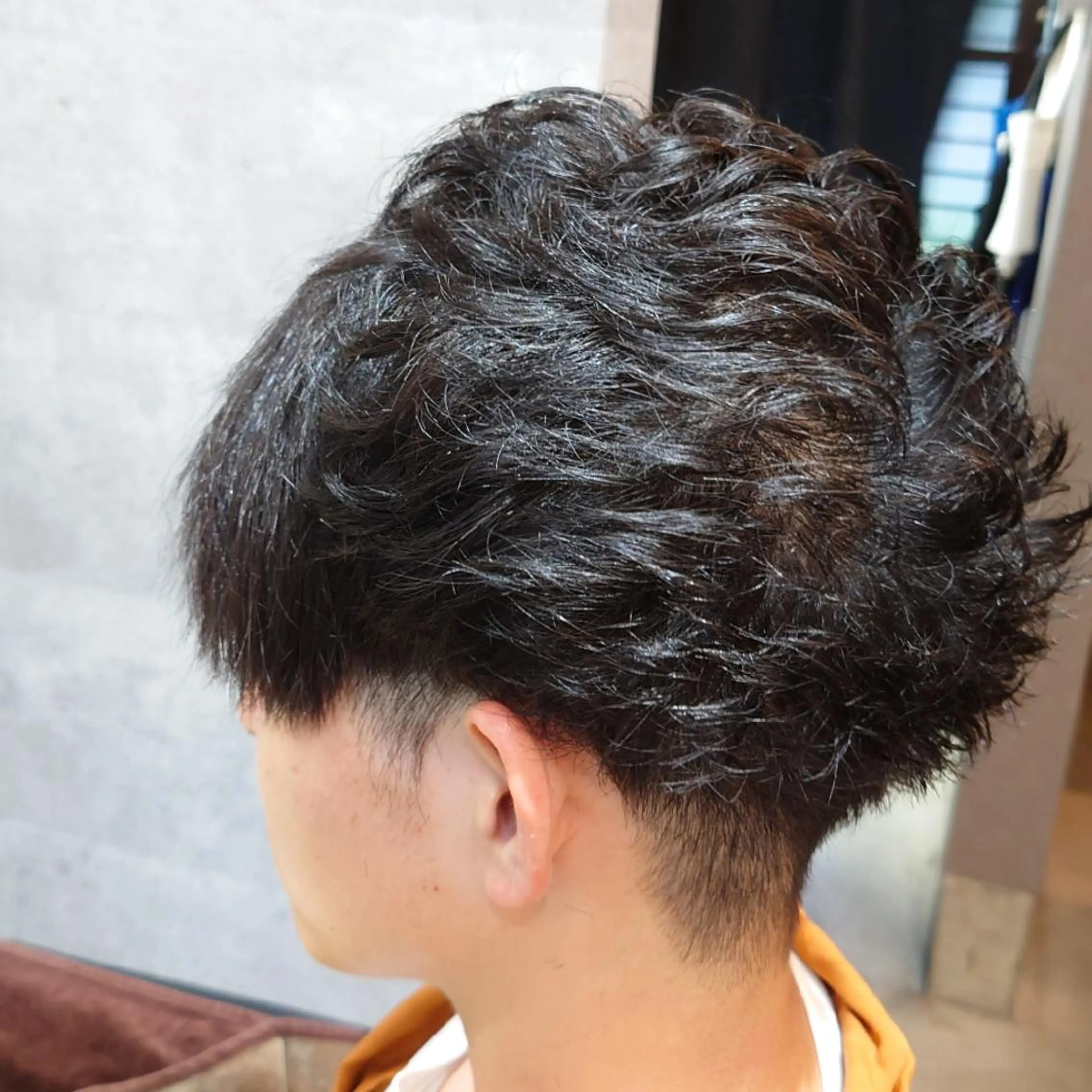 メンズ パーマ ストレートパーマ 浅野  勇貴のヘアスタイル