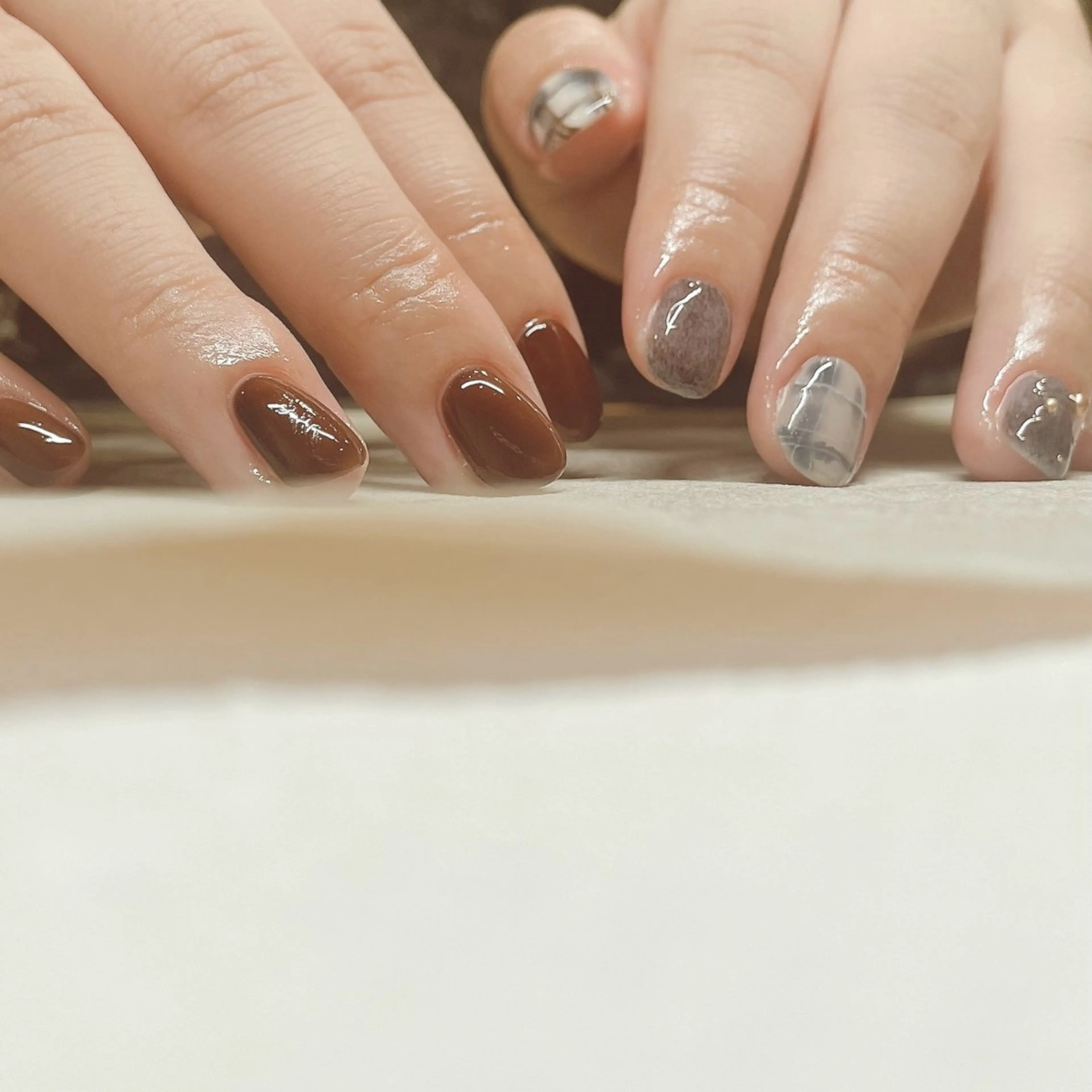 ネイル ハンドネイル A85G ayakoのネイルデザイン