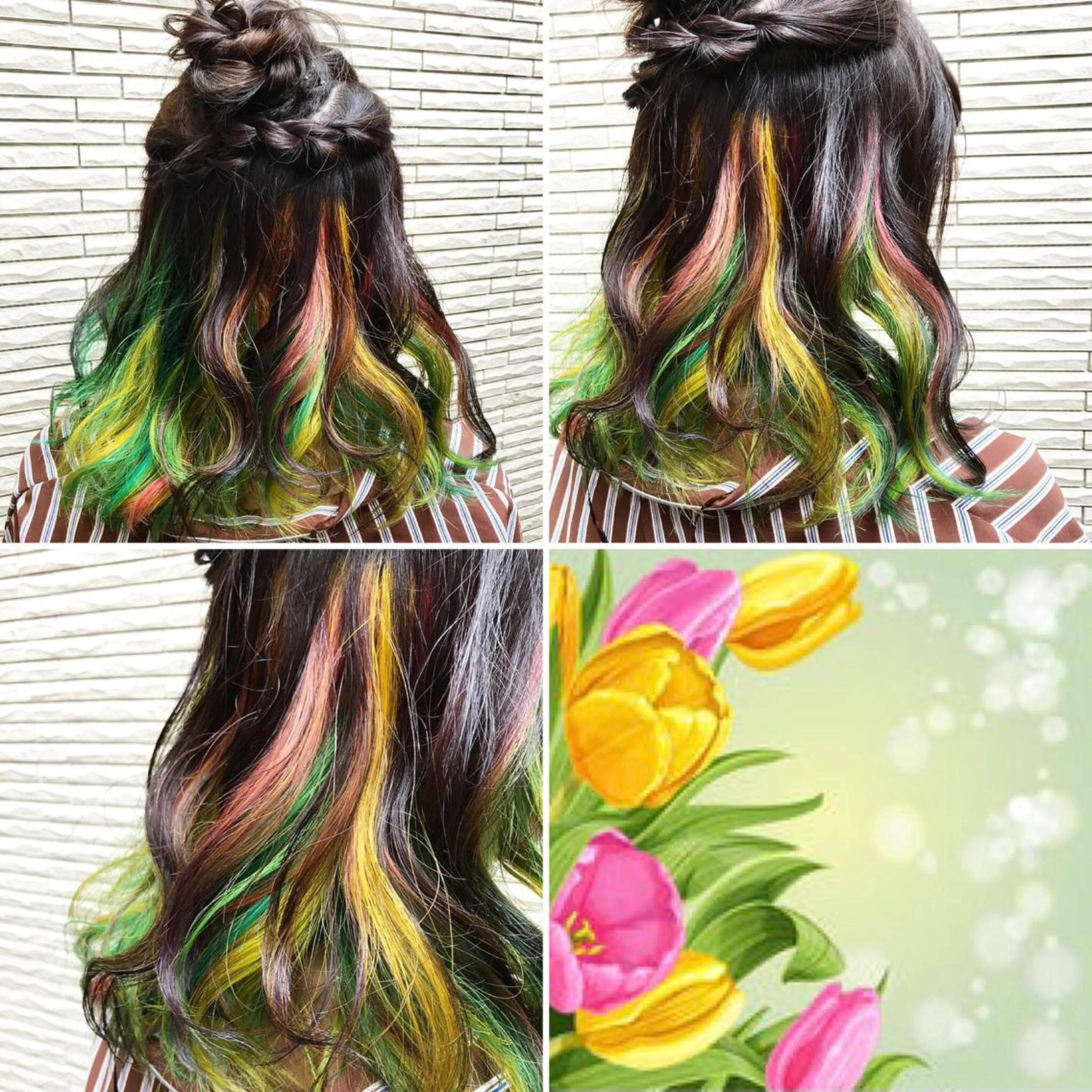 ミディアム カラー ヘアカラー トリートメント "PEPPU "所属・🌈推し色派手髪 ハイトーンShinのヘアスタイル