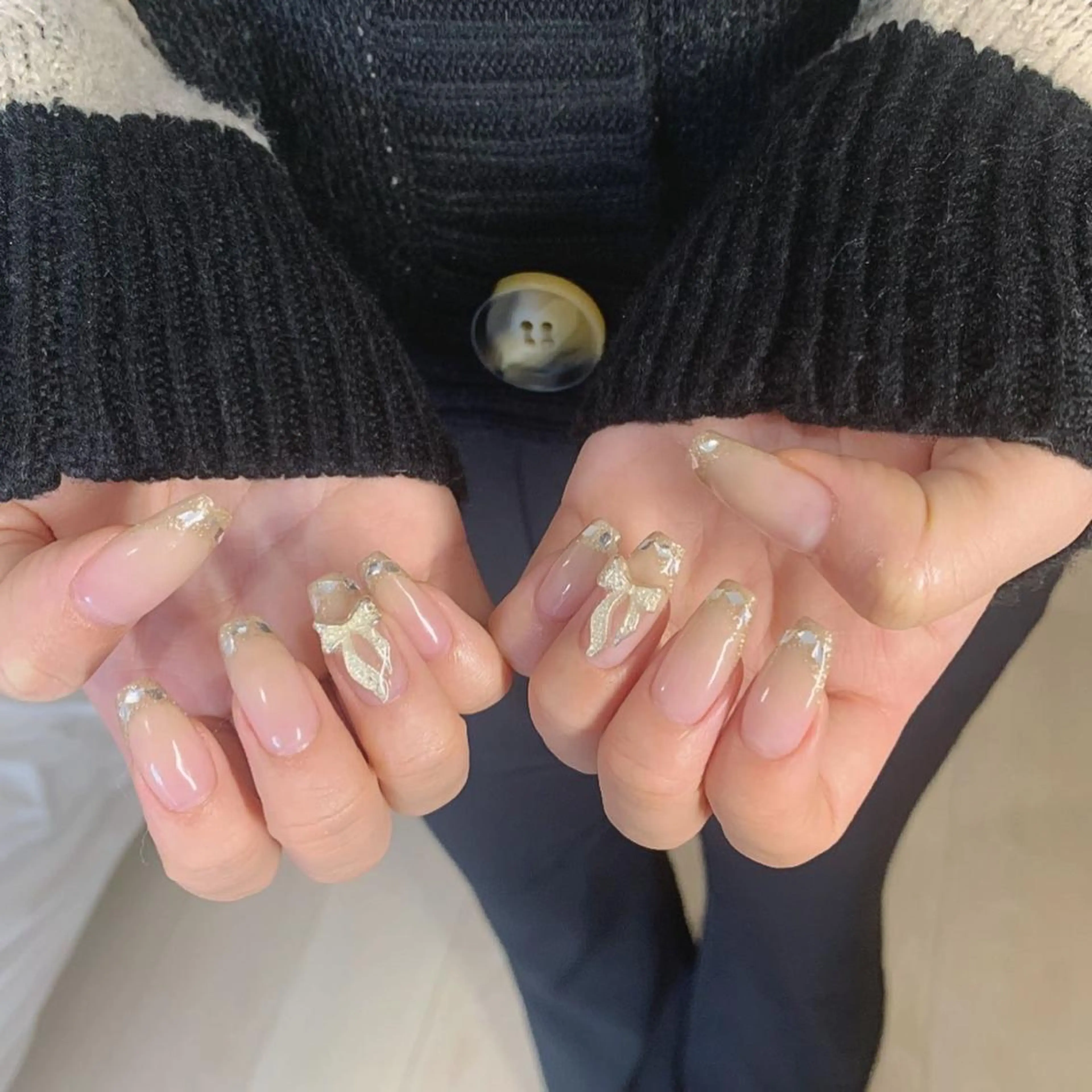 ネイル 長さ出し 韓国ネイル スカルプネイル *･*MIMnail 1号店･*:･*のネイルデザイン