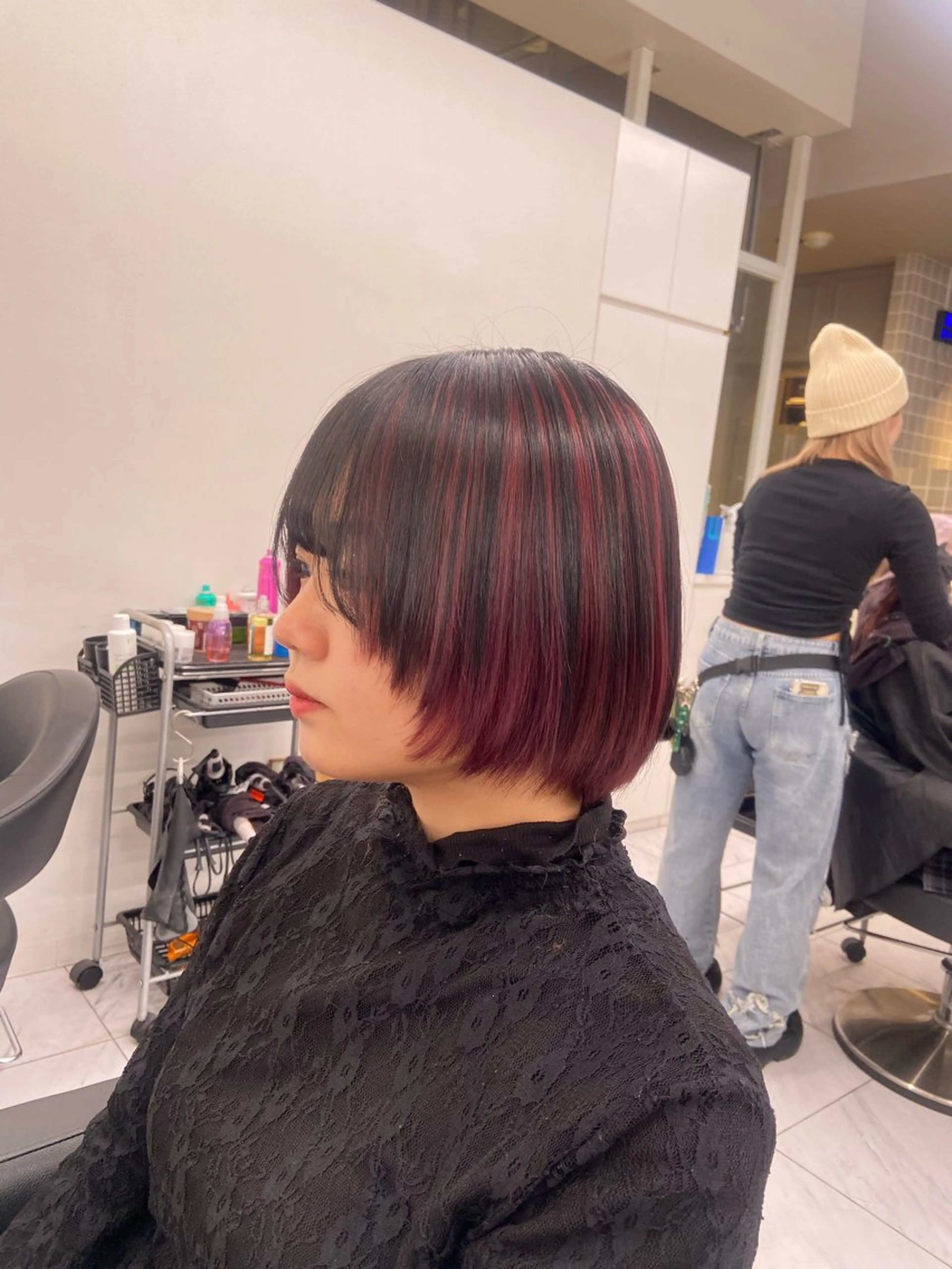 カラー ヘアアレンジ Over hair_ misakiのヘアスタイル