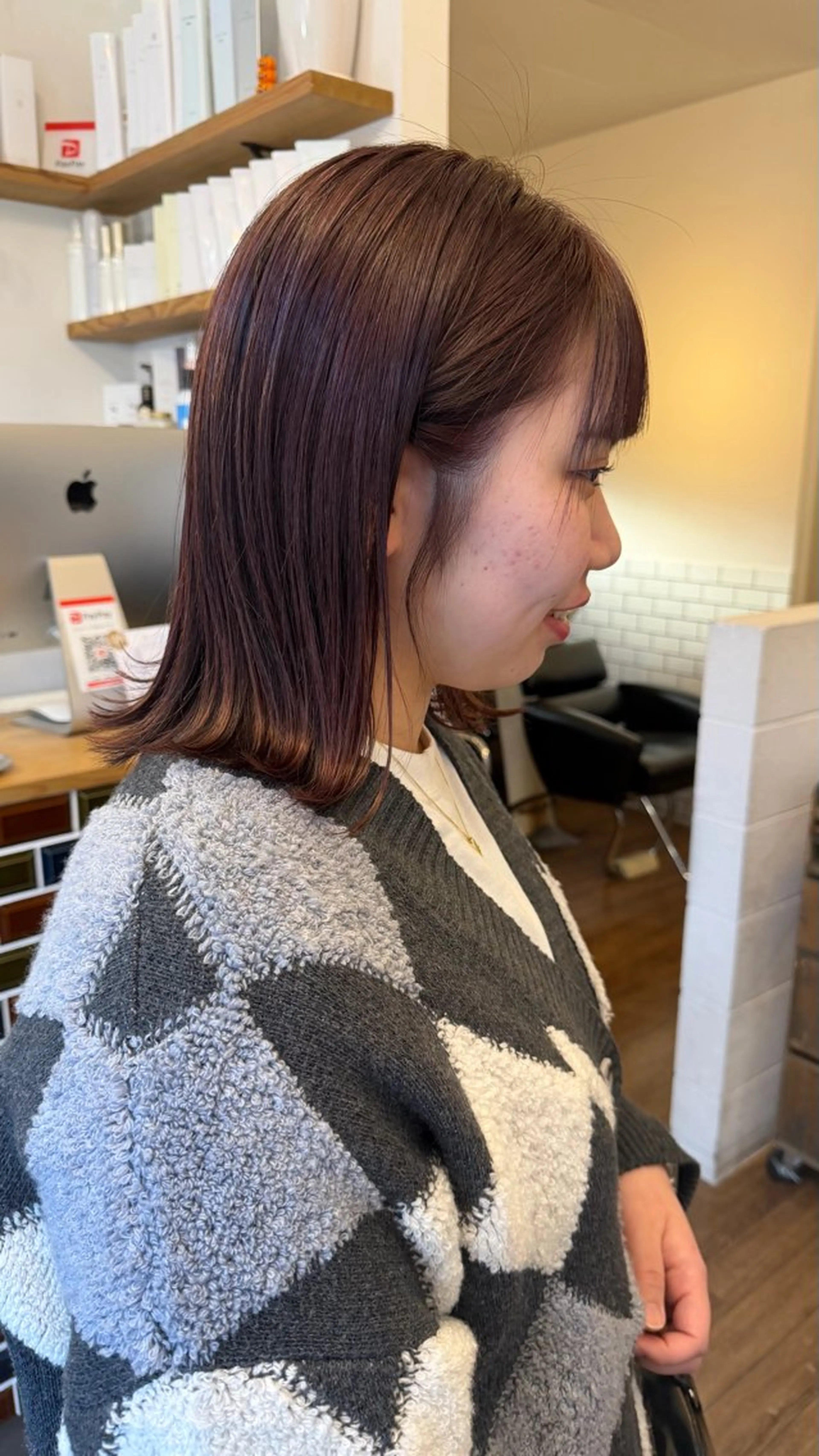 ミディアム カラー nendo kanaのヘアスタイル