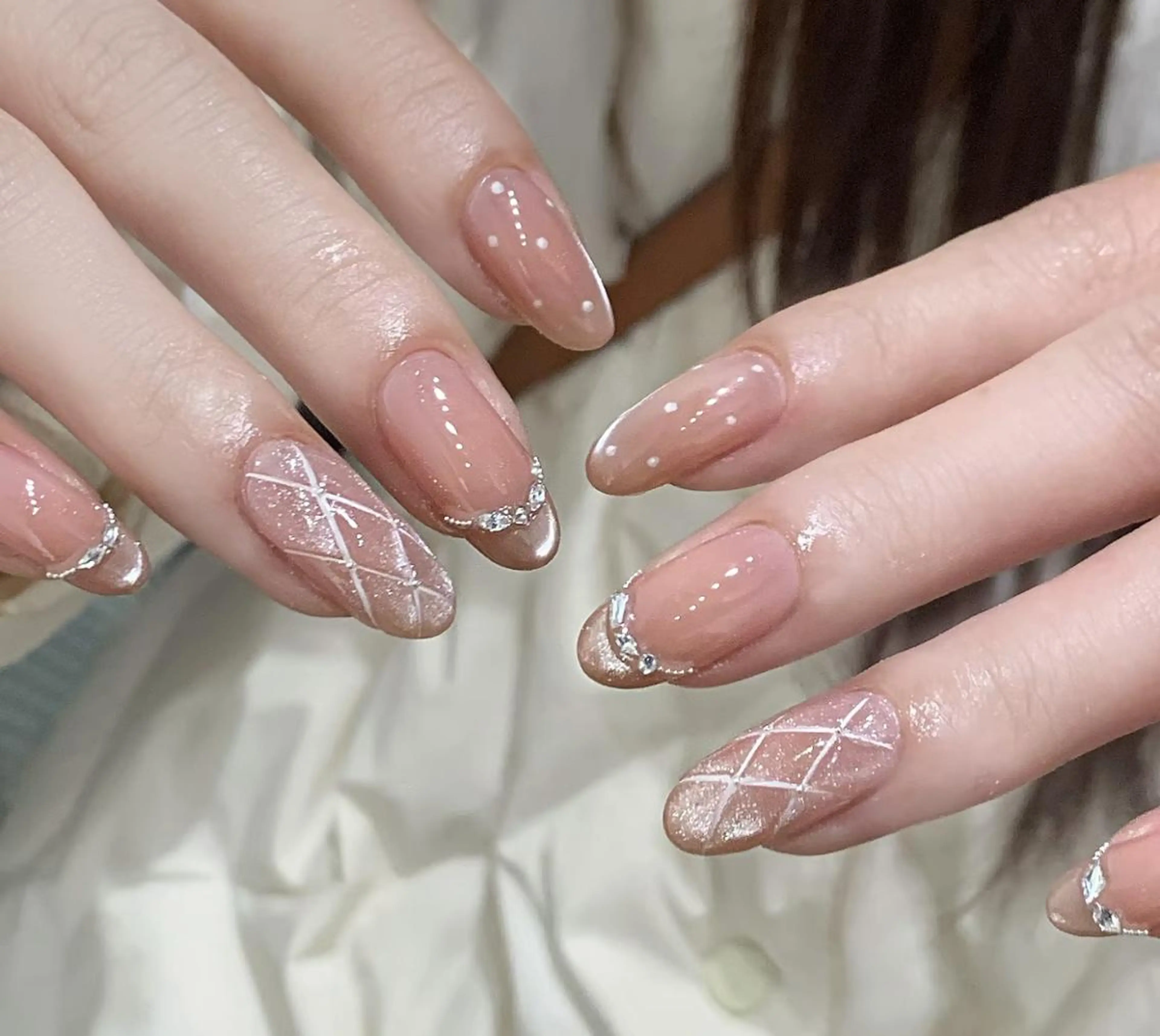 ネイル ハンドネイル ハンドケア 🍑 momo_nailのネイルデザイン