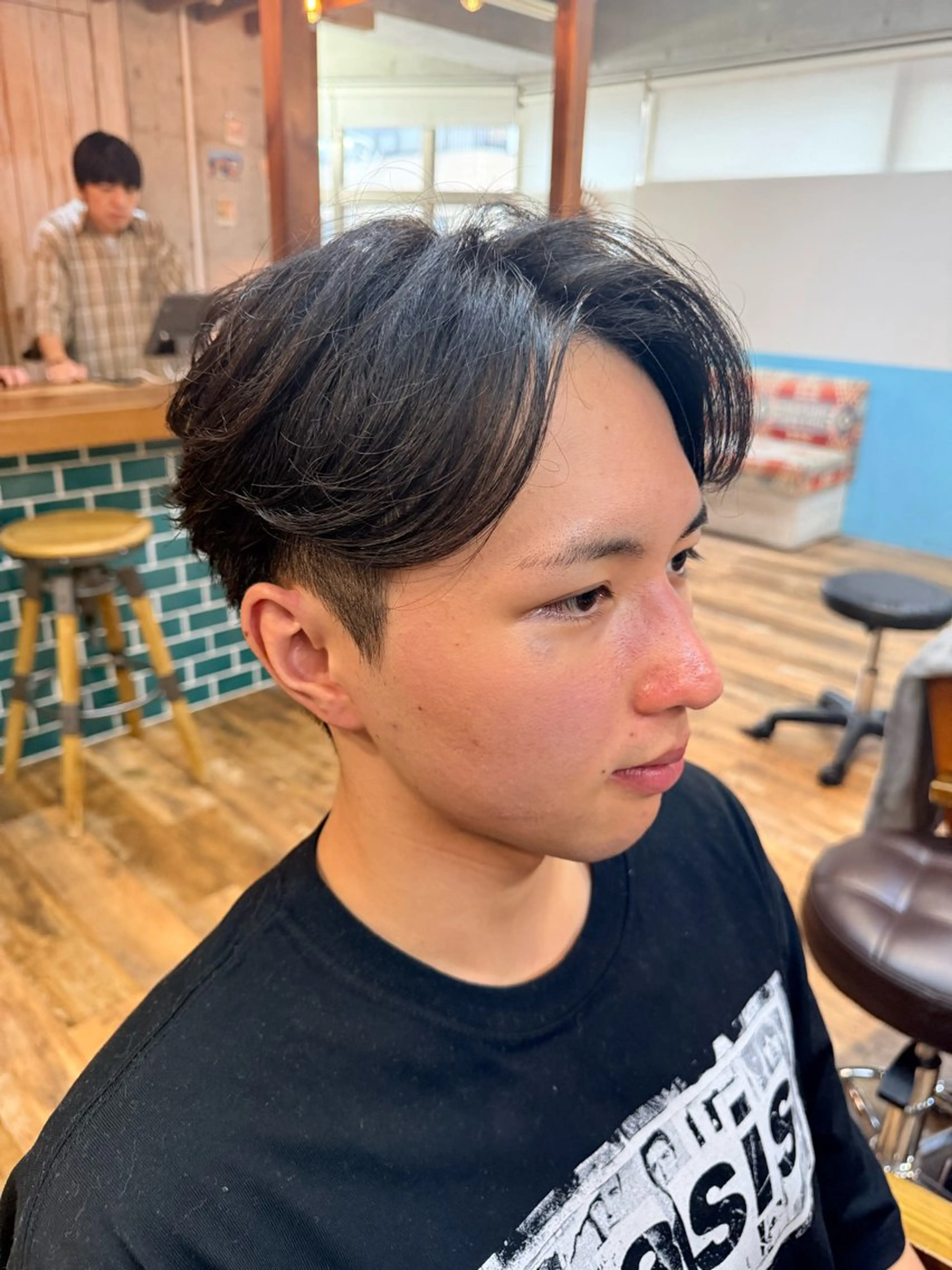 ショート ヘアアレンジ メンズ カット トリートメント レイヤー/髪質改善/ メンズ/北 啓吾のヘアスタイル