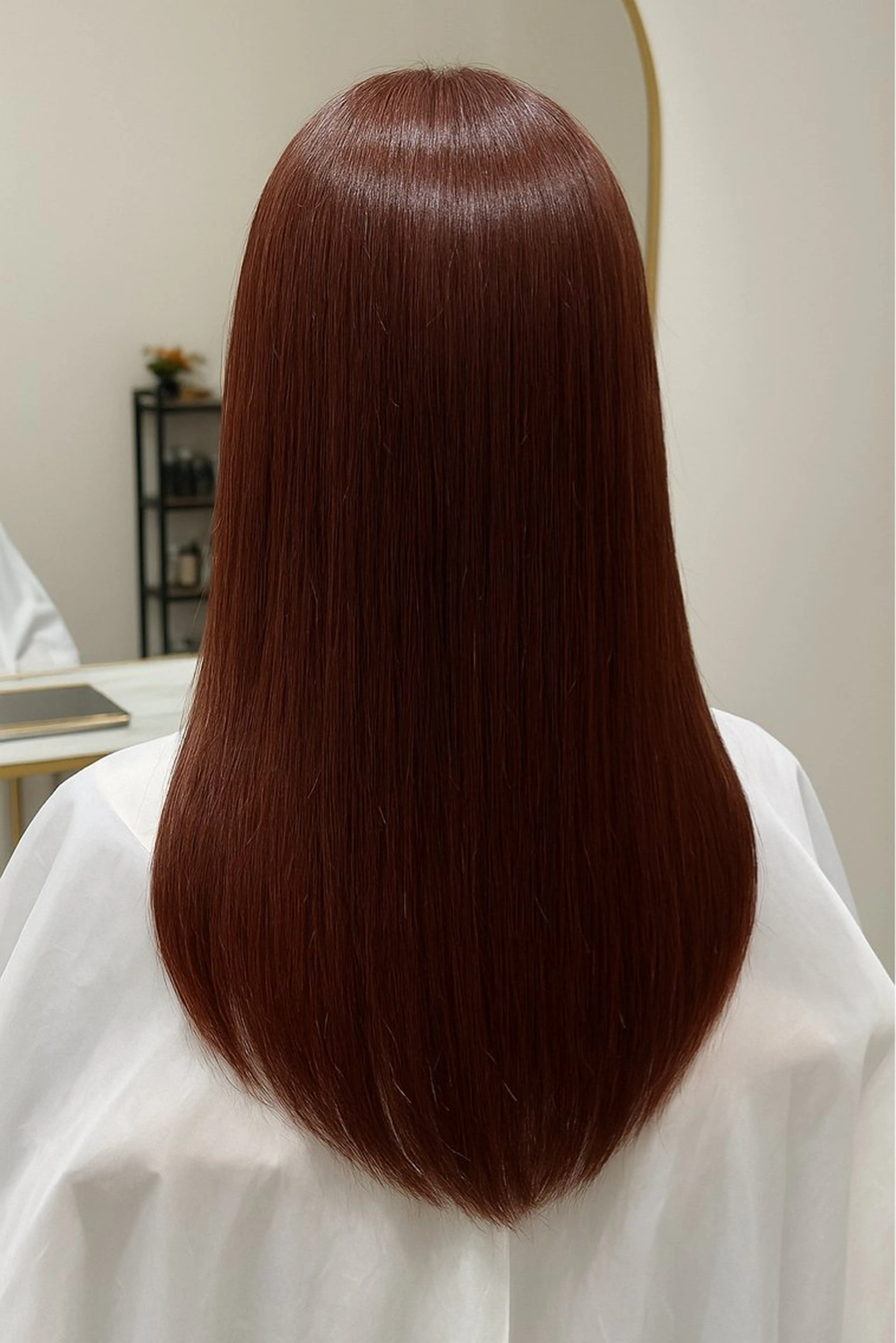 ロング ミストバング ボブ ハイライト 髪質改善 韓国風ヘア ヘアカラー 縮毛矯正 トリートメント 髪質改善/縮毛矯正/ 美髪/個室/ハラのヘアスタイル