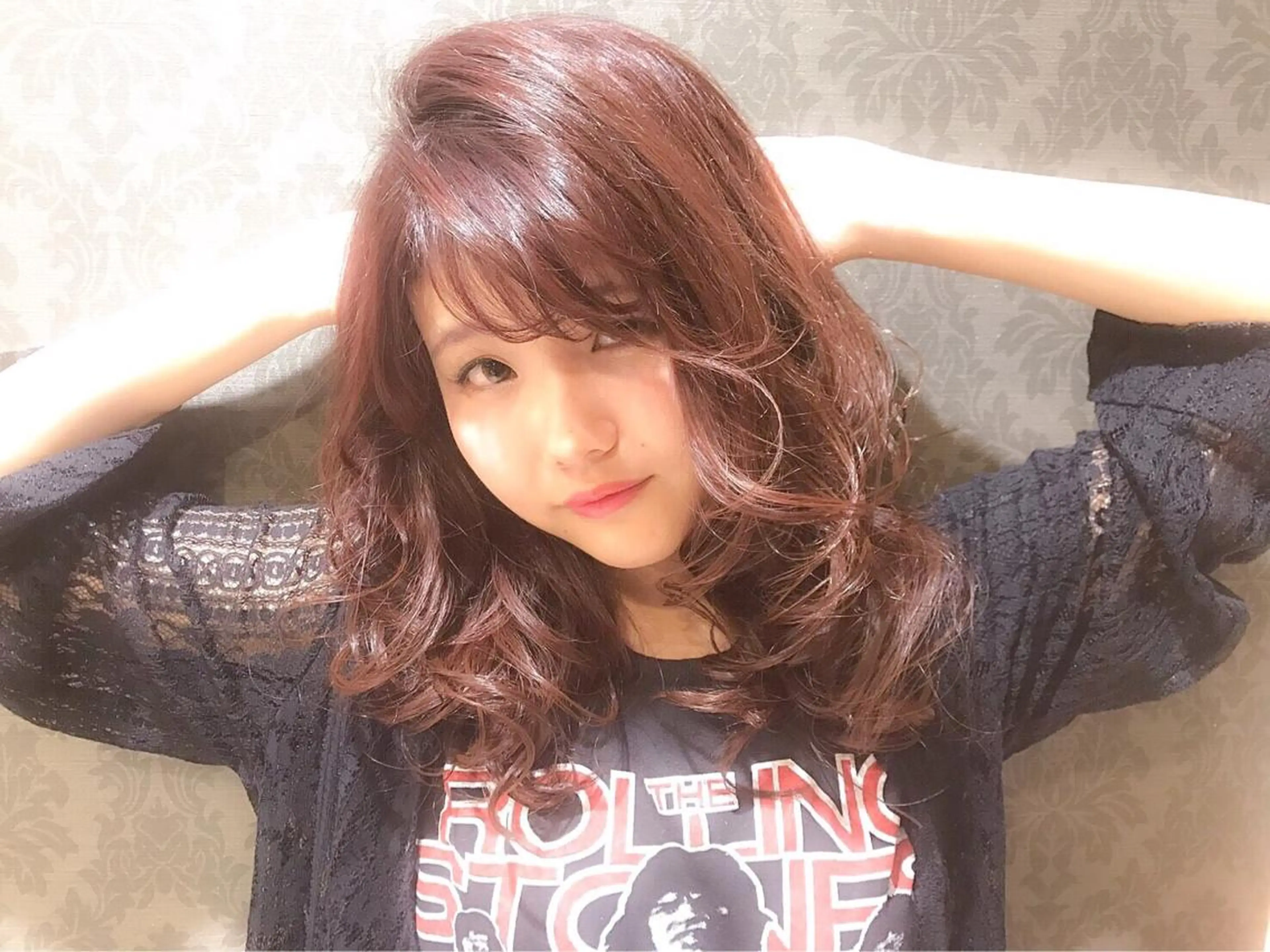 セミロング ハットリ ユウイチのヘアスタイル