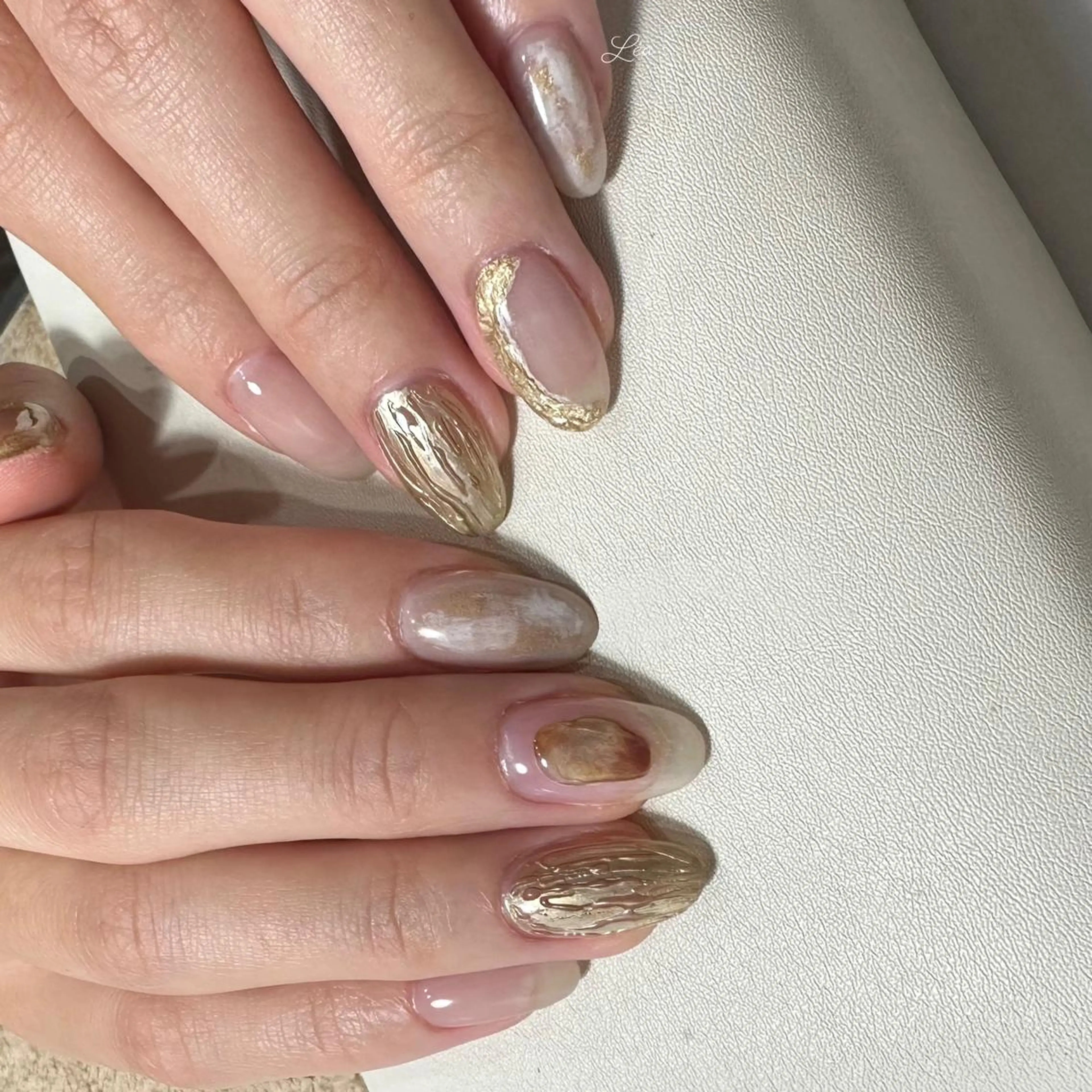 ネイル ジェルネイル パラジェル Léa nailのネイルデザイン