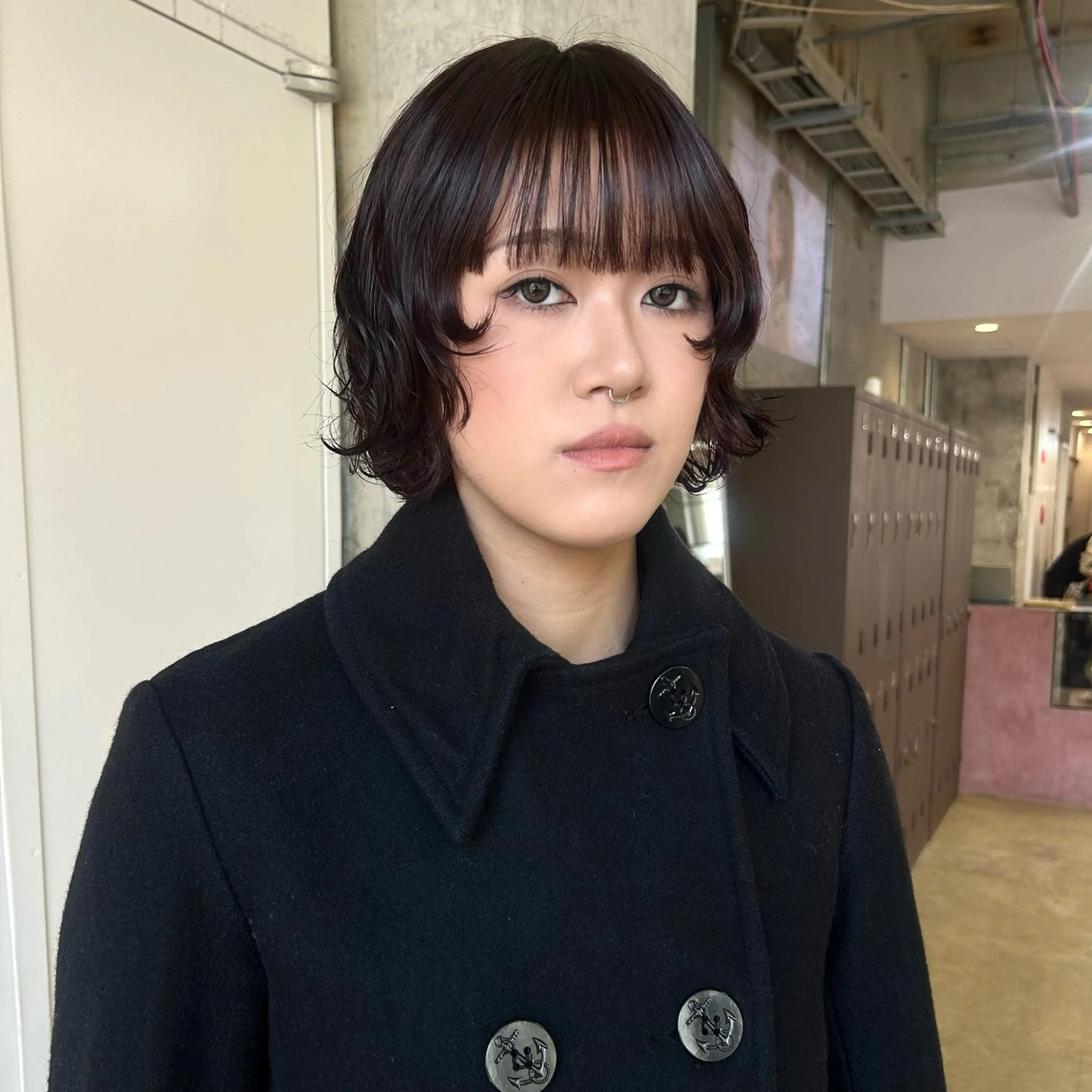 ショート カラー パーマ カット ヘアカラー パーマ 伊藤ほのか /パーマ/オリーブのヘアスタイル