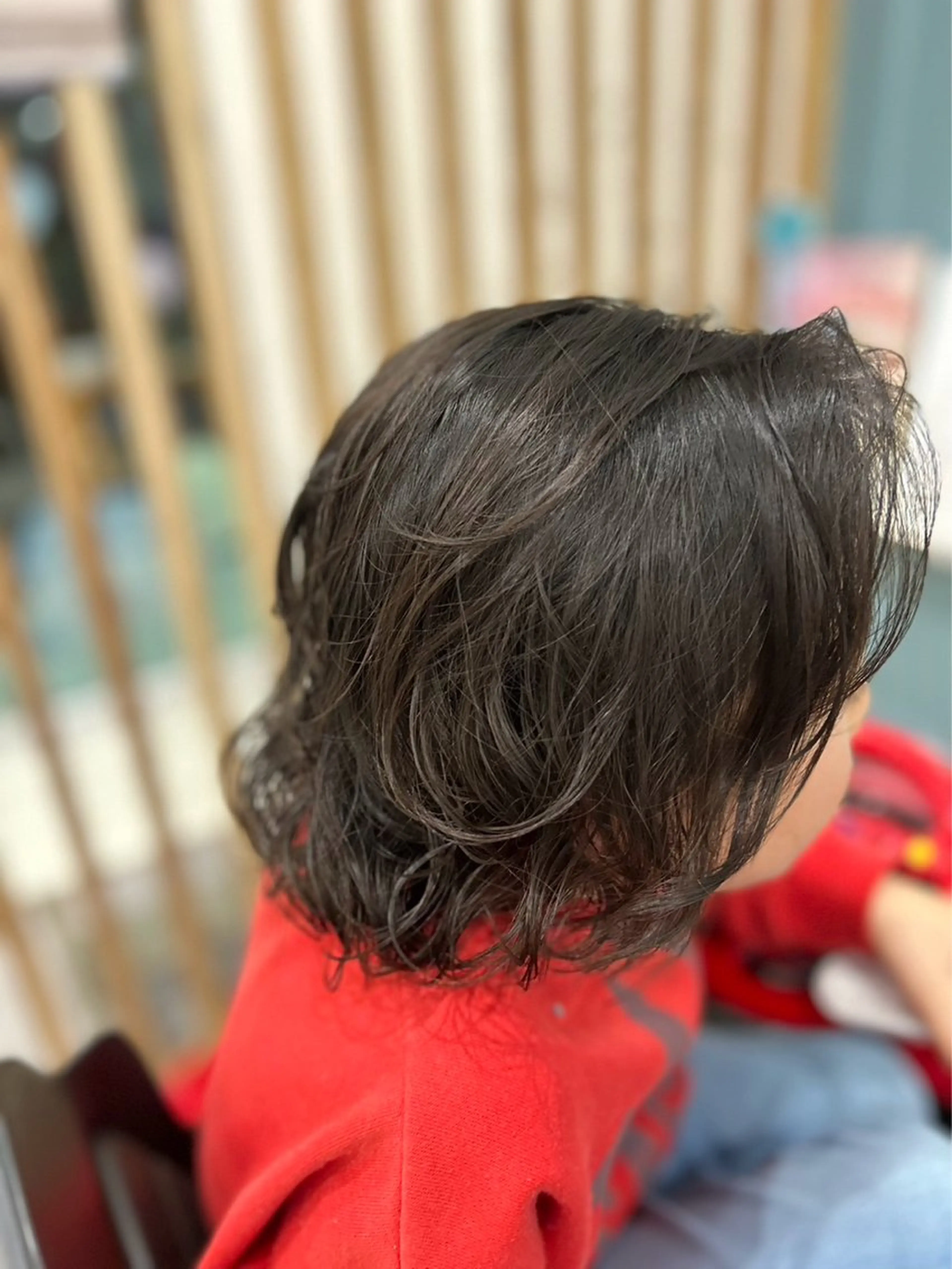 ミディアム 髪質改善 縮毛矯正 キッズヘアー ルッツのヘアスタイル