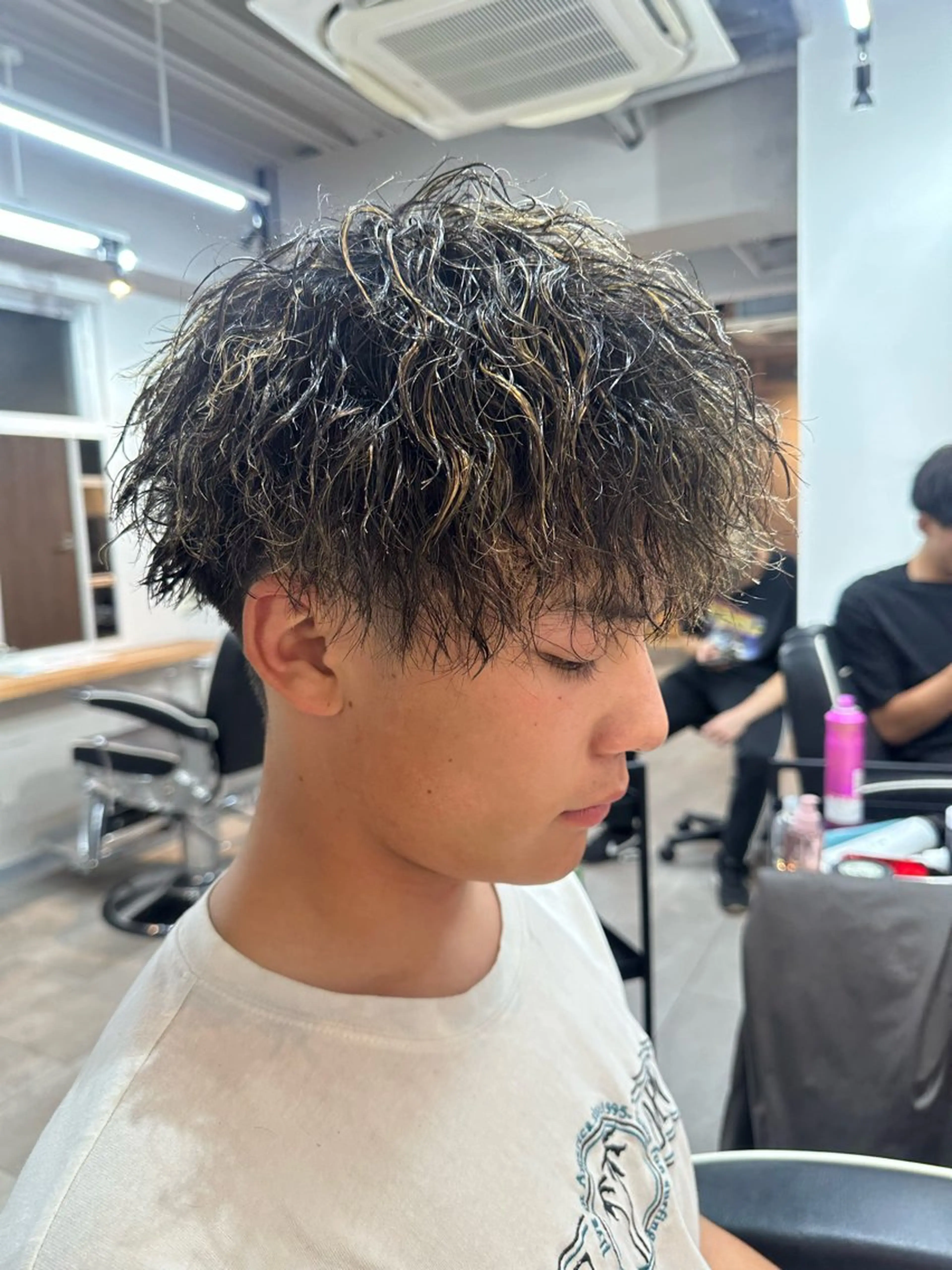 カラー パーマ メンズ 🇺🇸大宮パーマ 波巻き/ツイスパのヘアスタイル
